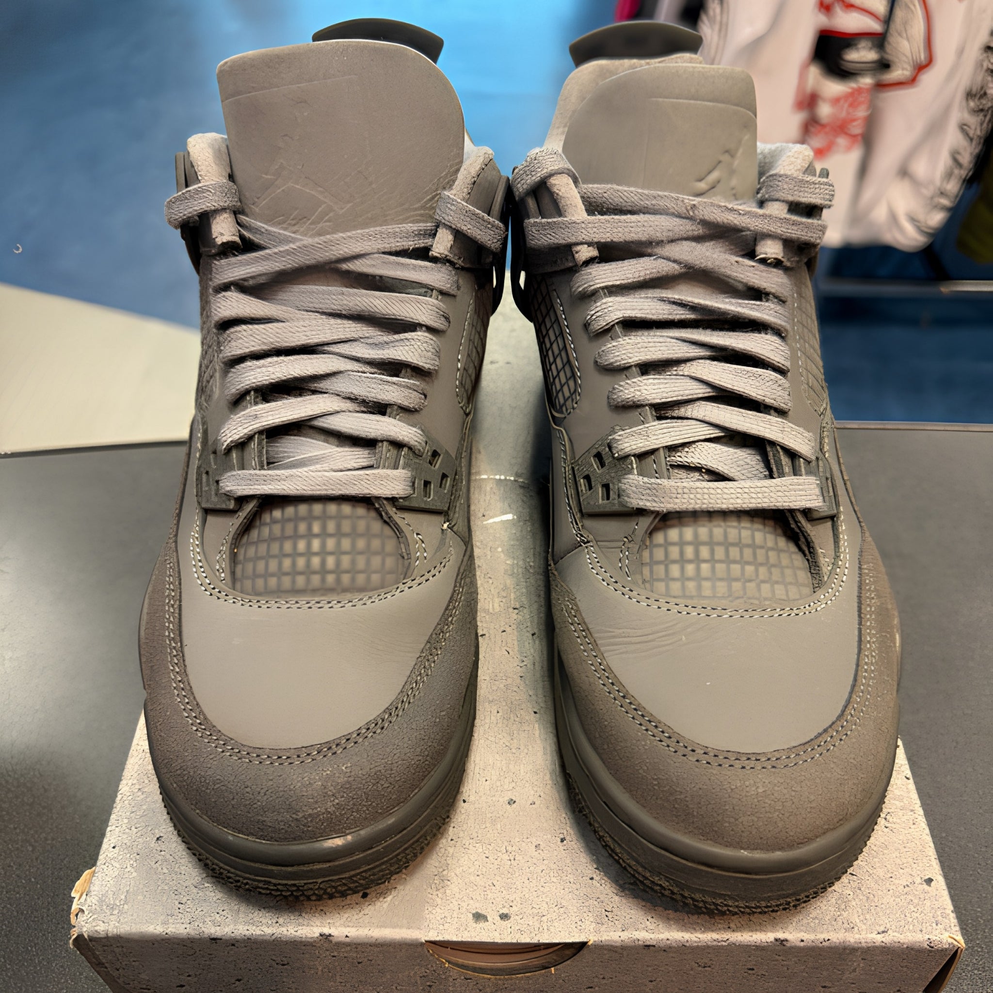 Jordan 4 Retro SE Paris Olympics "Wet Cement" (GS) Size 7Y Preowned
