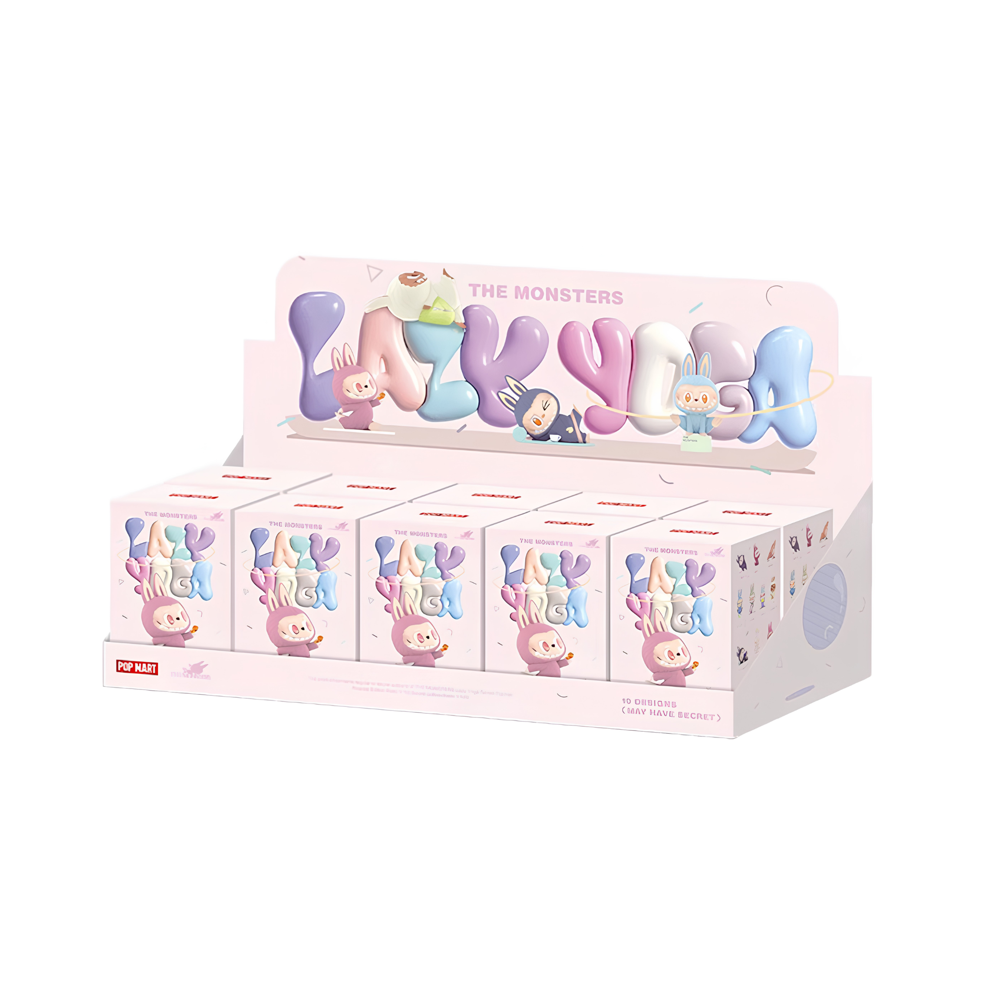 Pop Mart Labubu The Monsters Lazy Yoga Series Figures Single Blind Box
