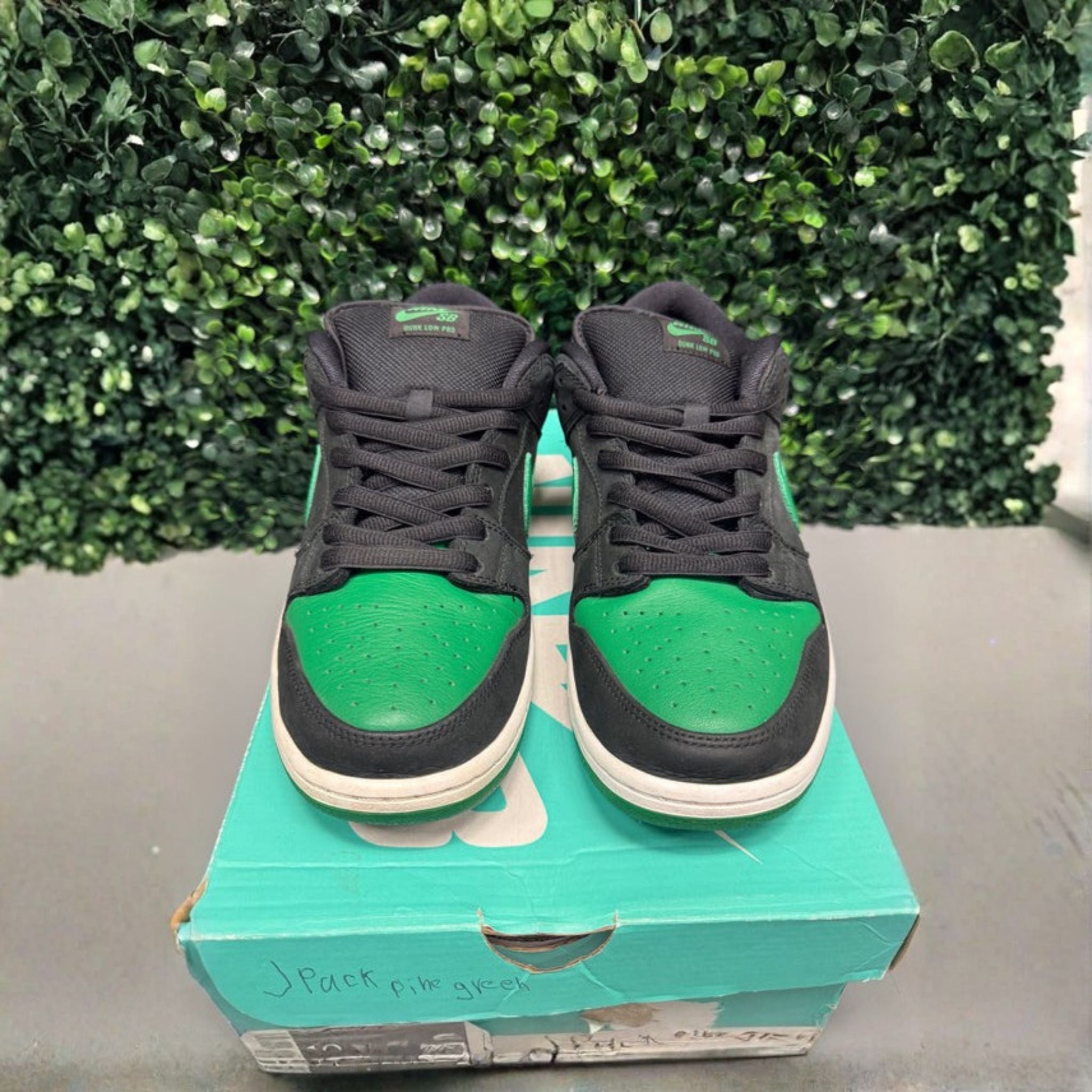 Nike SB Dunk Low “JPack Pine Green”  Size 10 Preowned