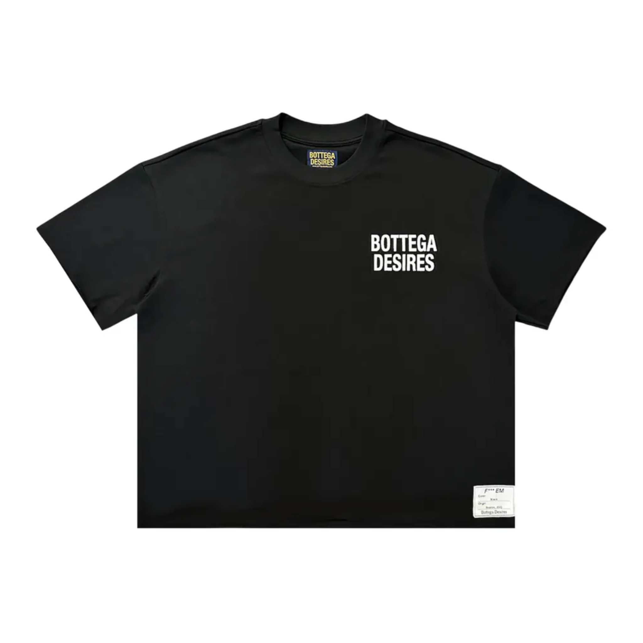 Bottega Desires Fuck Em Black T-shirt