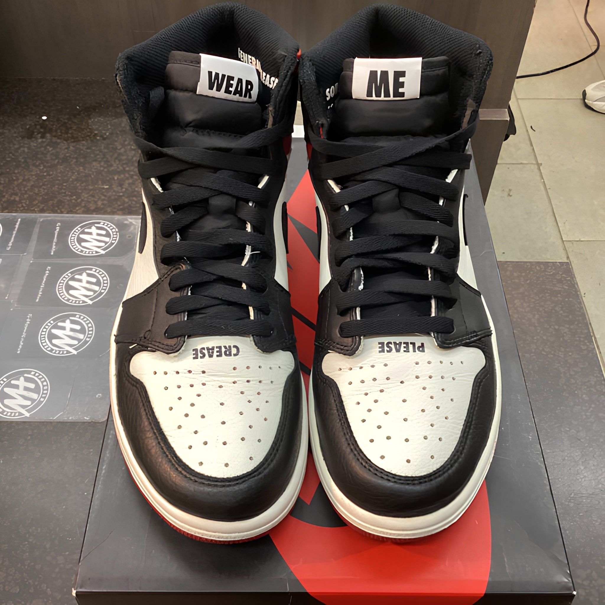 Jordan 1 High “Not For Resale Varsity Red” Preowned Size 10