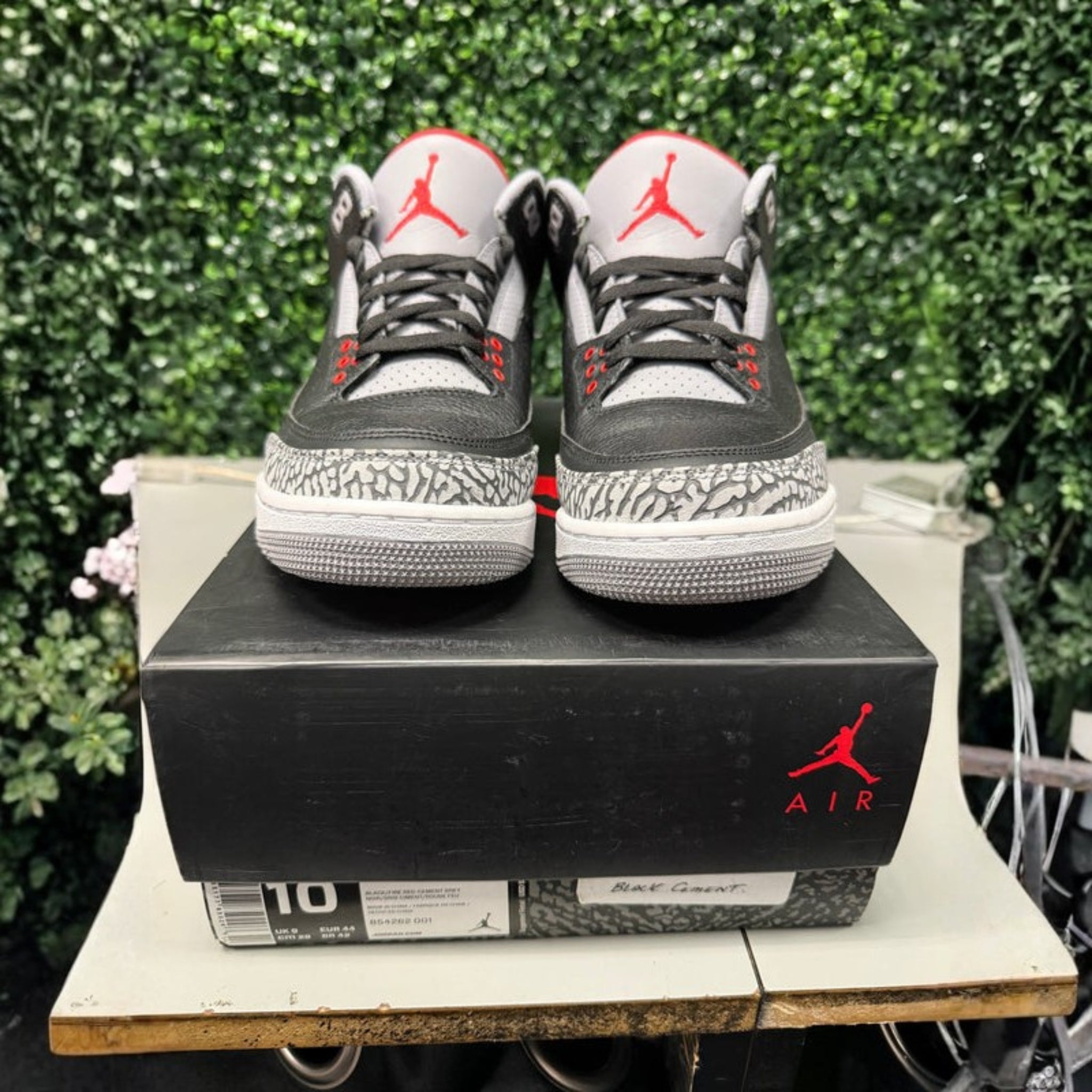 Jordan 3 Retro "Black Cement 2018" Size 10 Preowned
