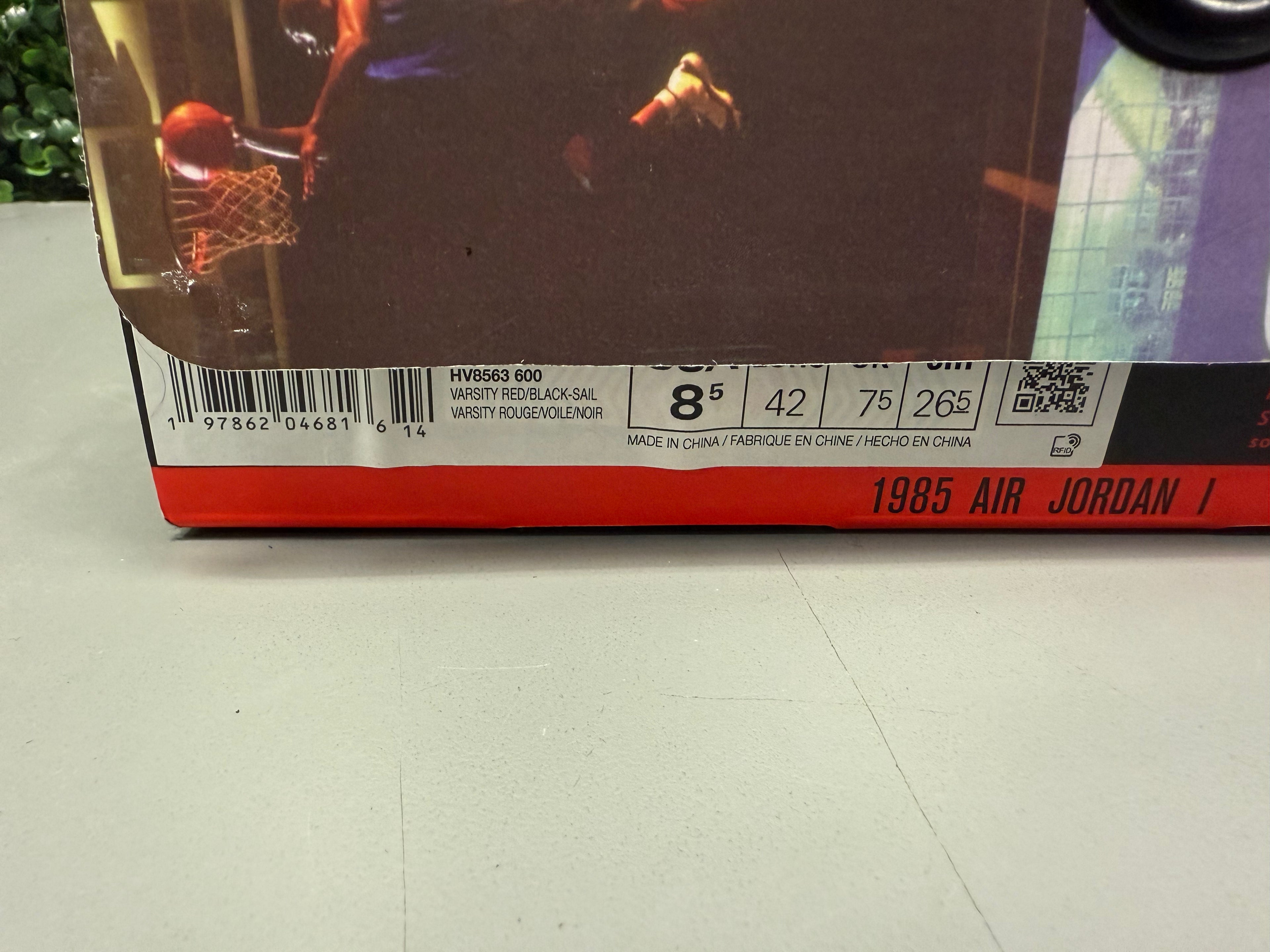 Jordan 1 High X Union "Chicago Shadow" Size 8.5 Preowned