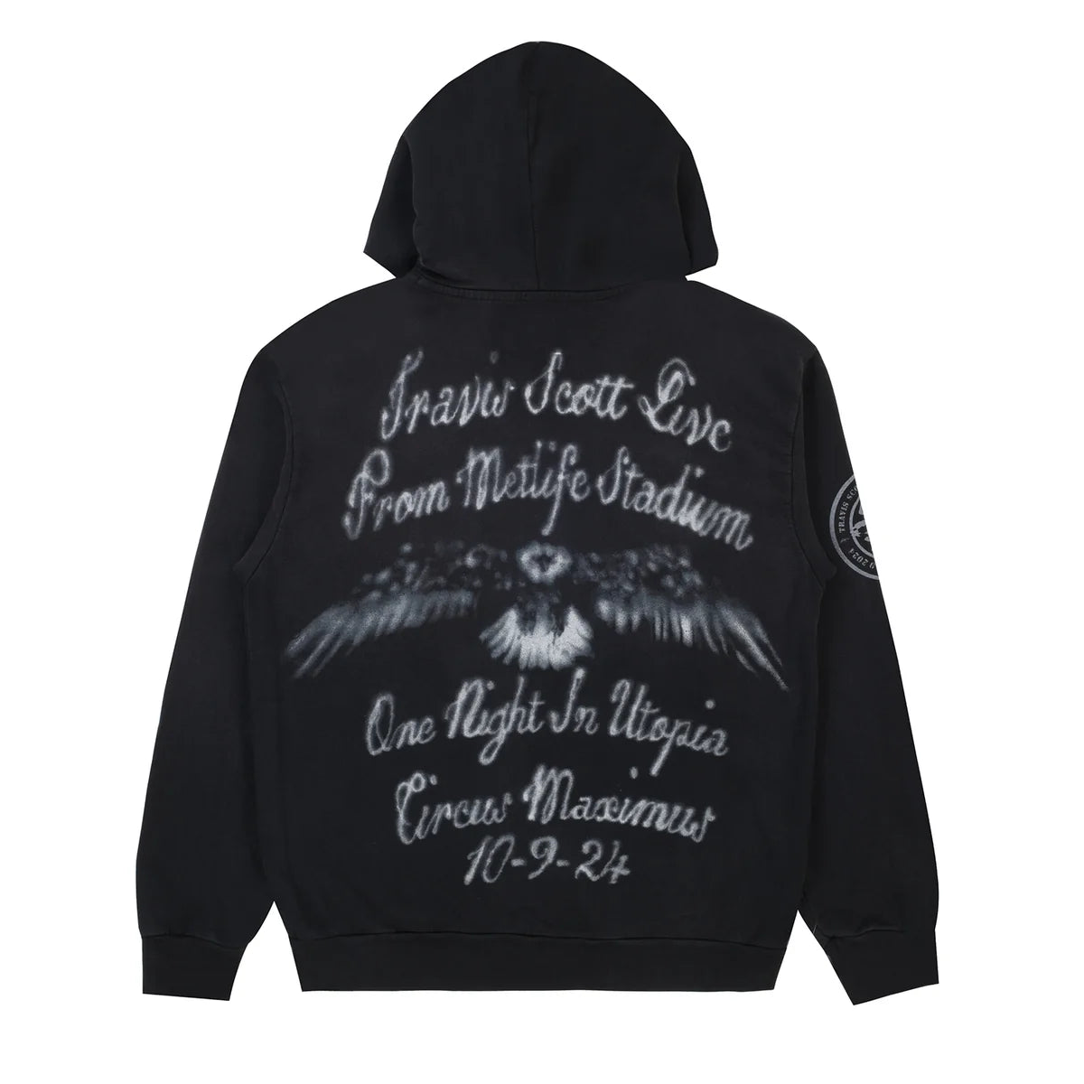 Travis Scott Zip Up Hoodie Metlife “Liberty”