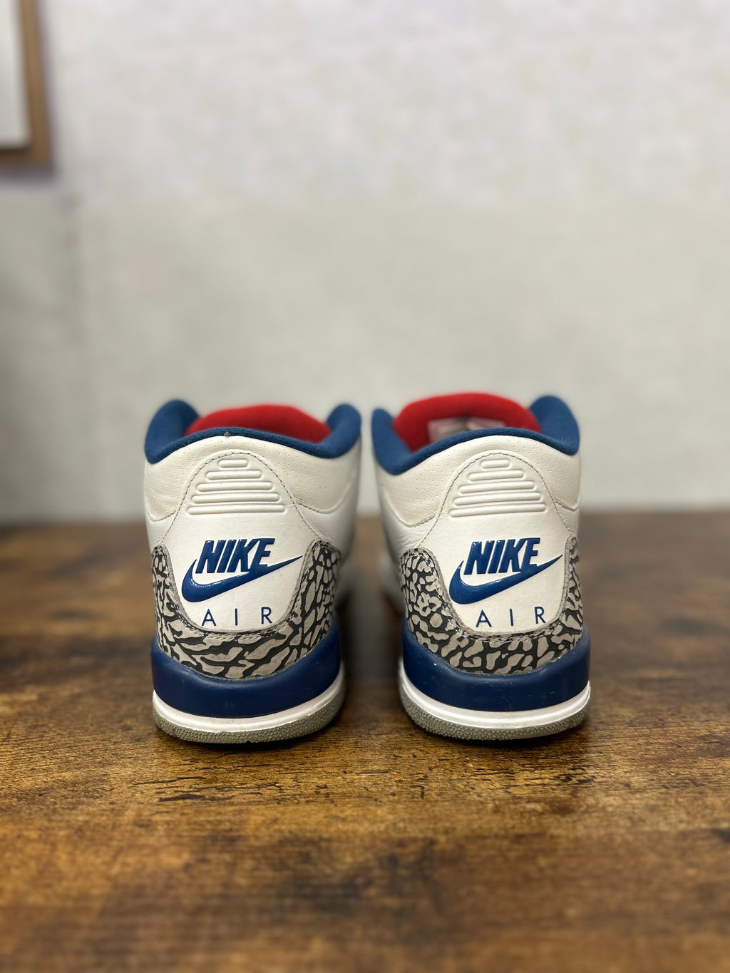 Jordan 3 Retro “True Blue” Size 6.5Y Preowned No Box