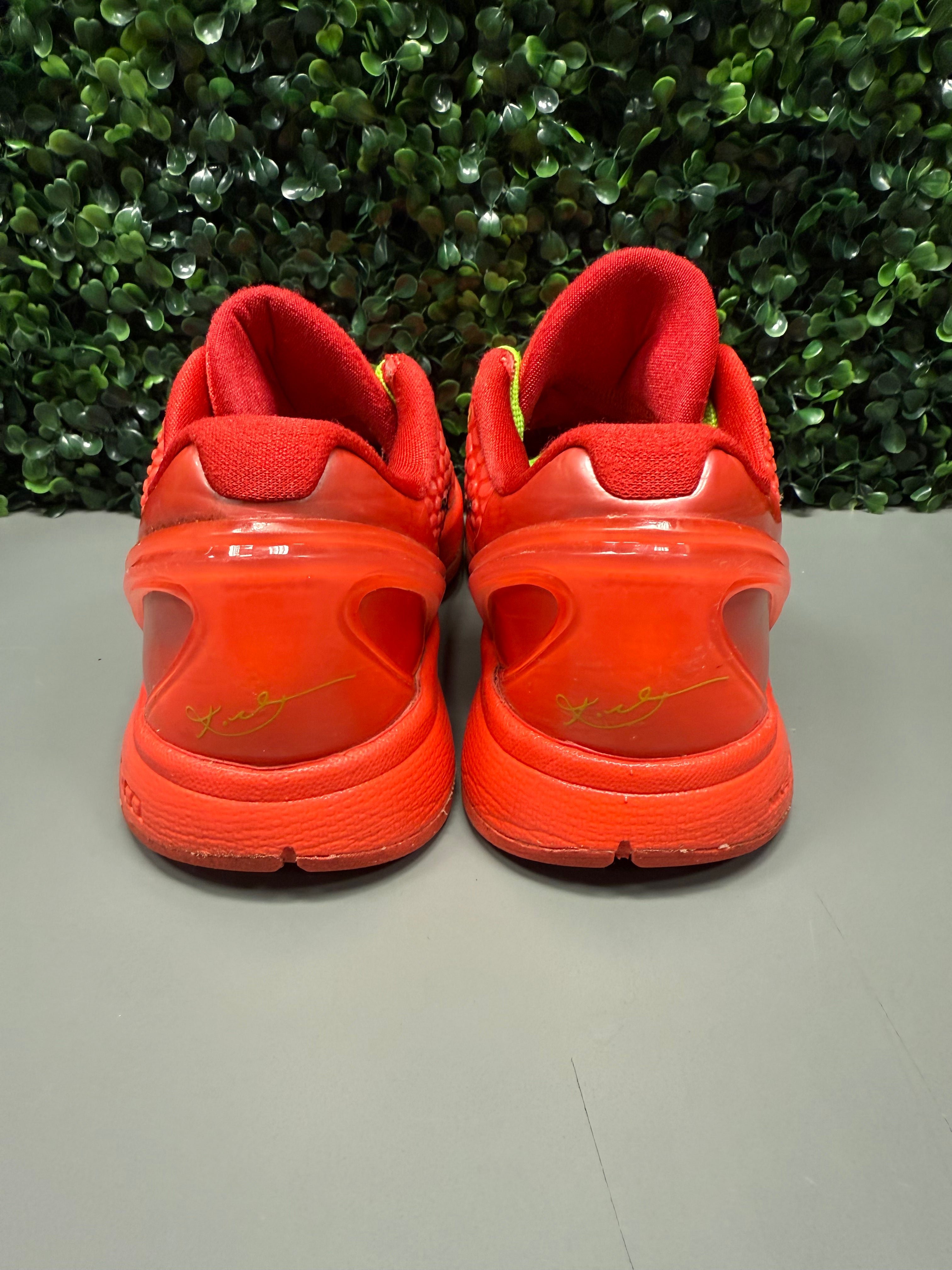 Nike Kobe 6 Protro "Reverse Grinch" Size 5Y Preowned