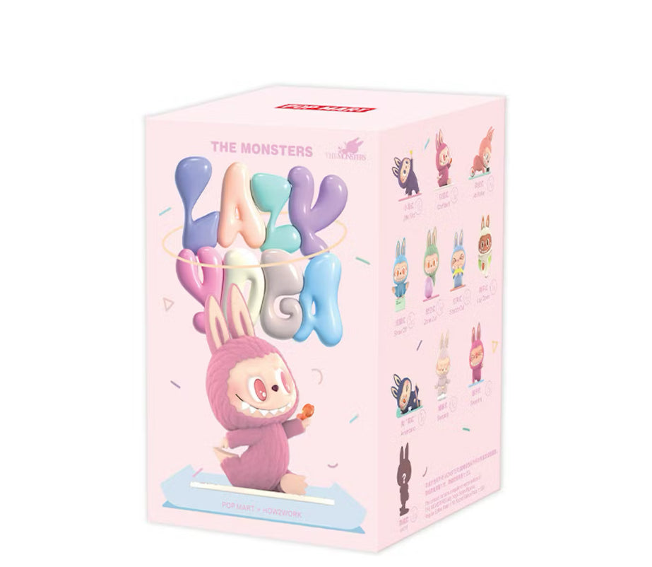 Pop Mart Labubu The Monsters Lazy Yoga Series Figures Single Blind Box