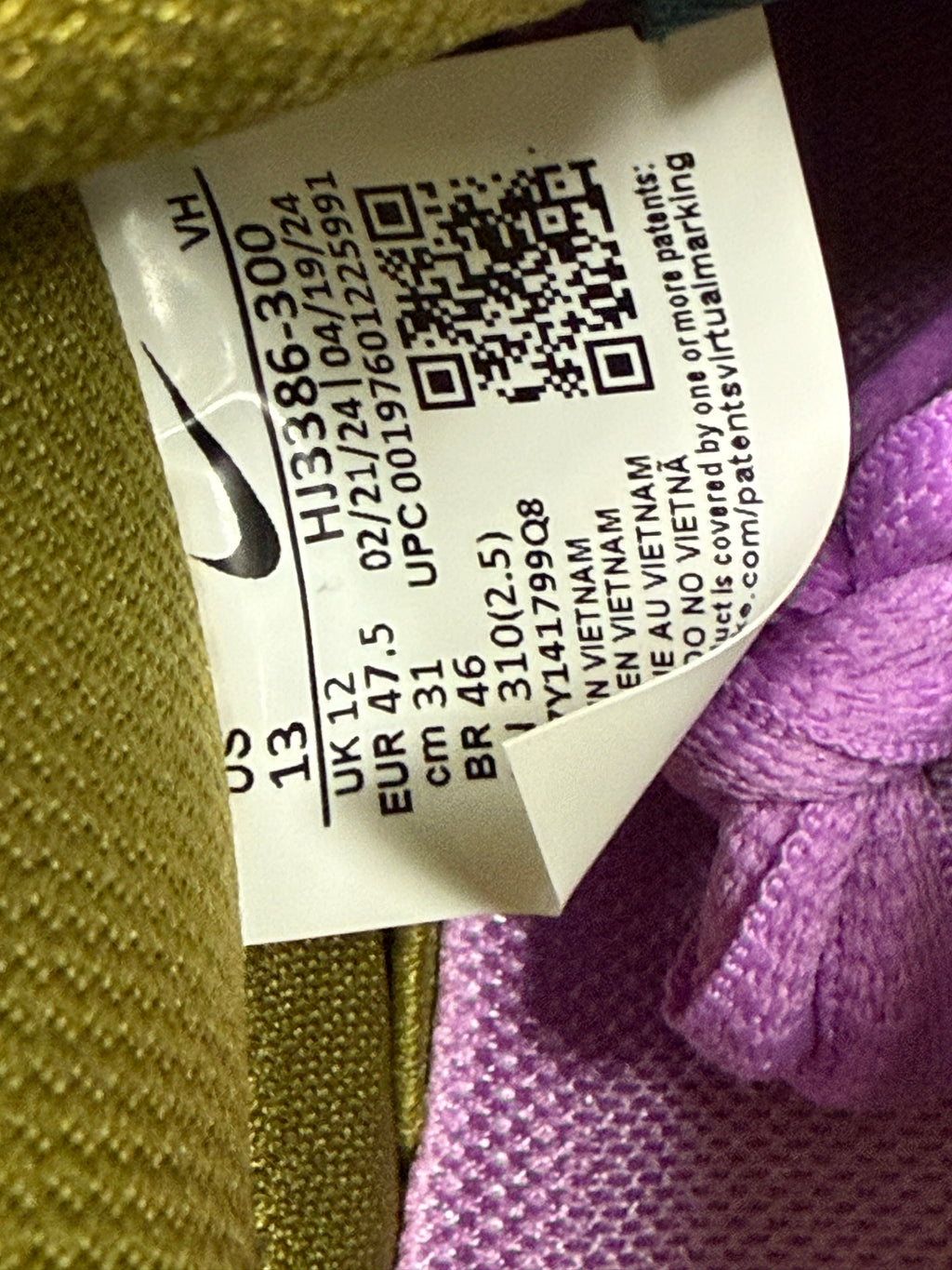 Nike SB Dunk Low "Chameleon" Size 13 Preowned