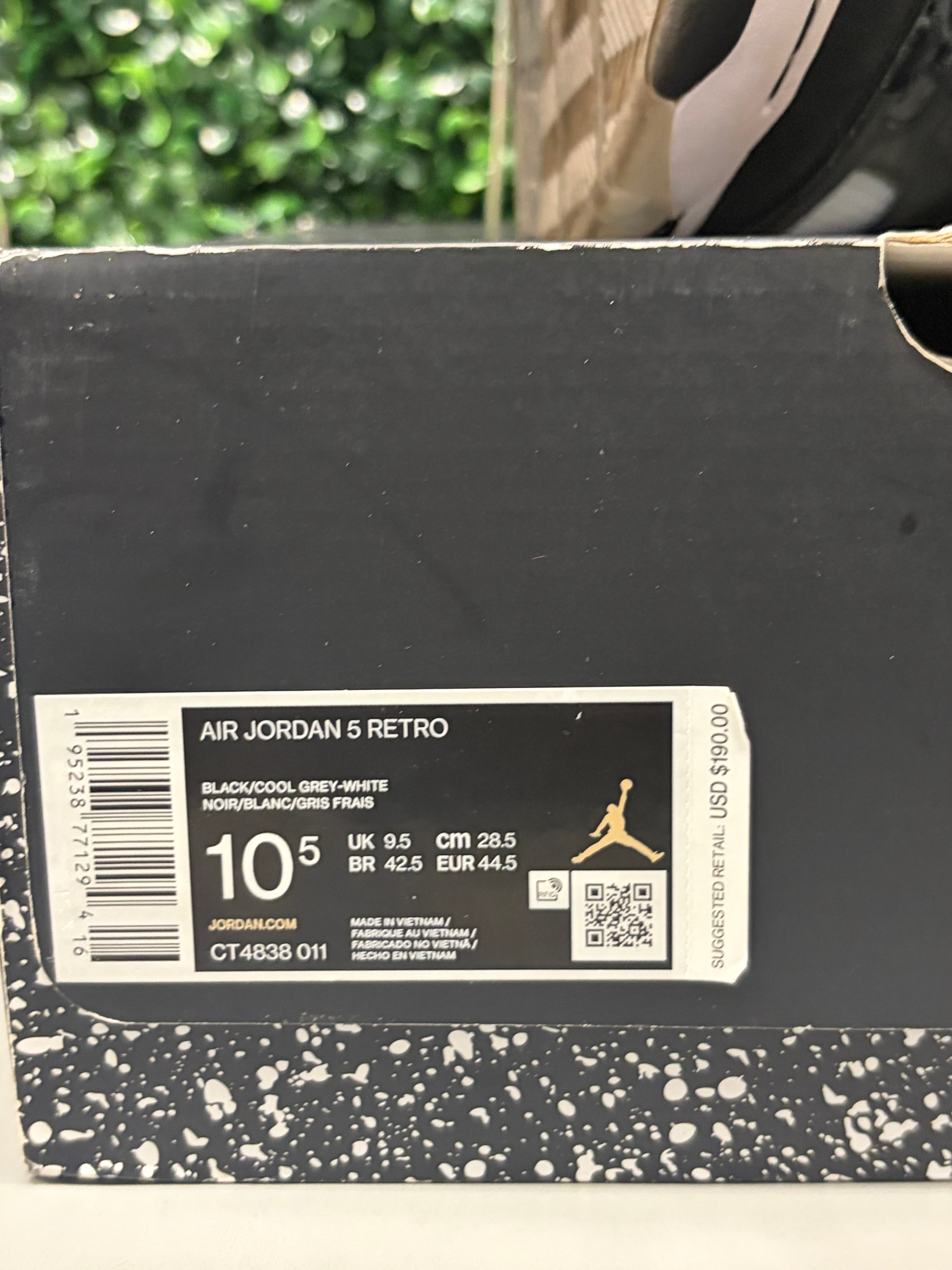 Jordan 5 Retro "Moonlight (2021)" Size 10.5 Preowned