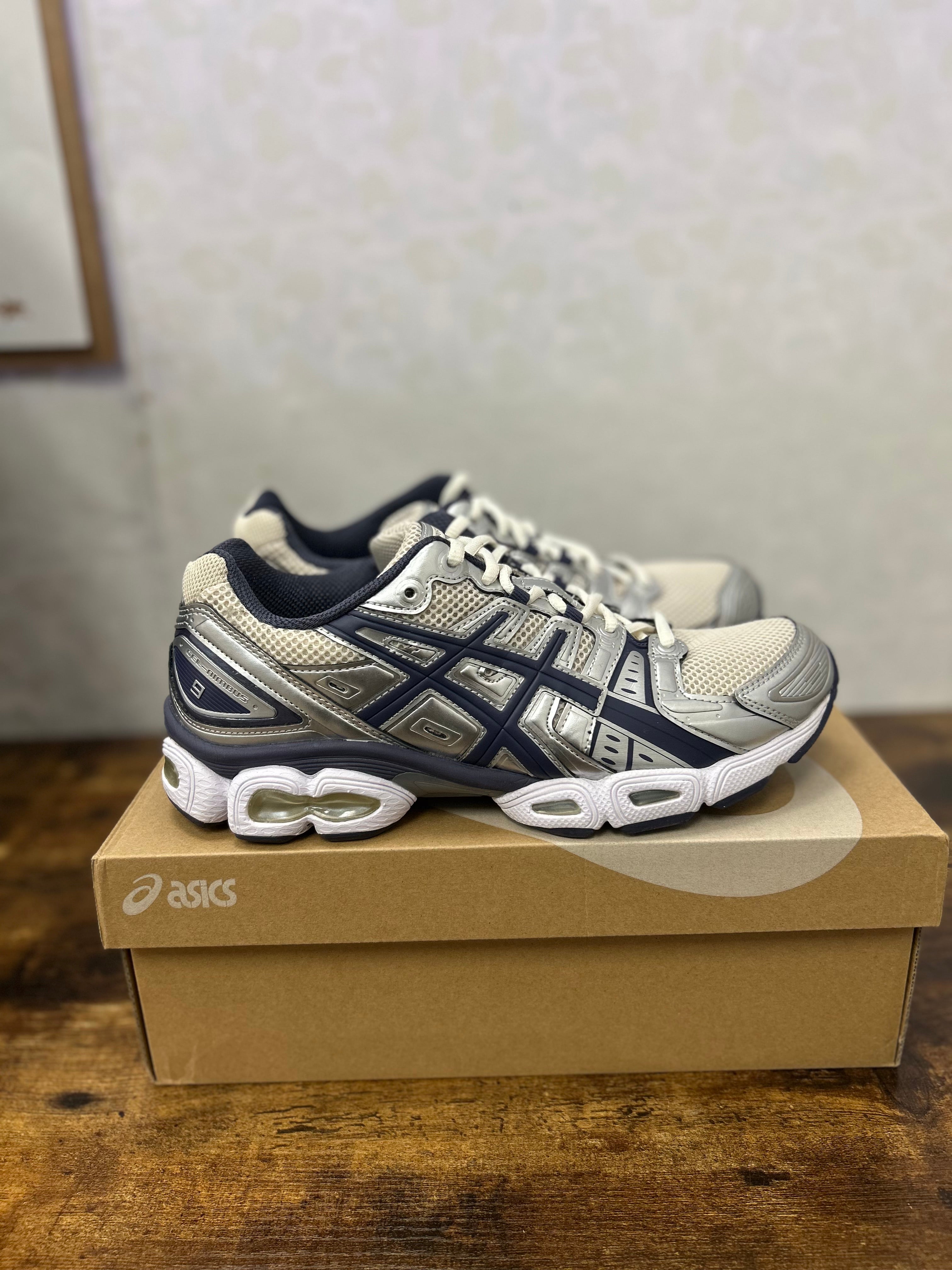 ASICS Gel-Nimbus 9 “Oatmeal Indigo Fog” Size 9.5M Preowned