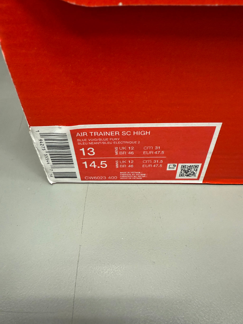 Nike Air Trainer SC High "LA Rams" Size 13 Tried On