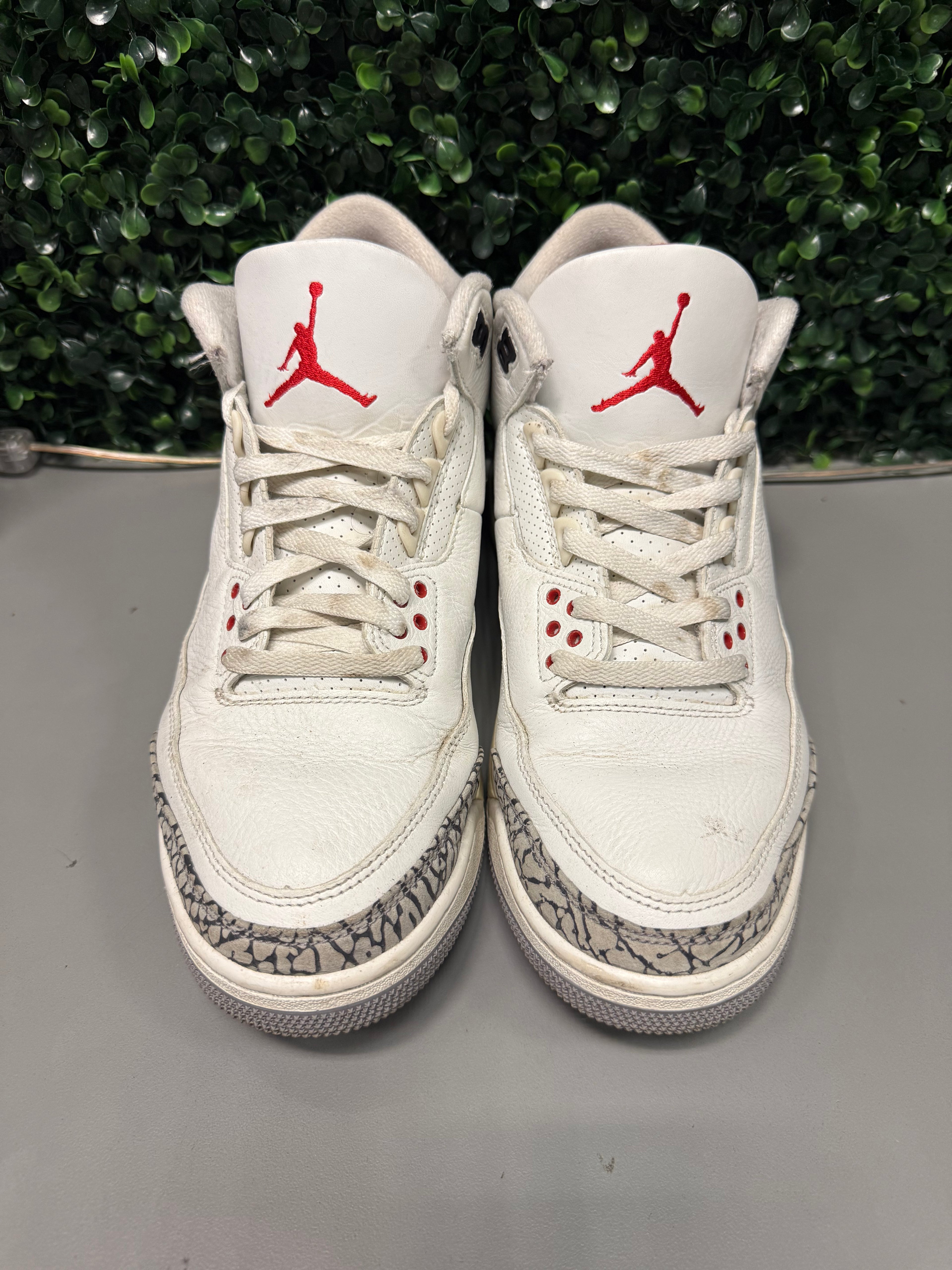 Jordan 3 "White Cement Reimagined" Size 10.5 Preowned