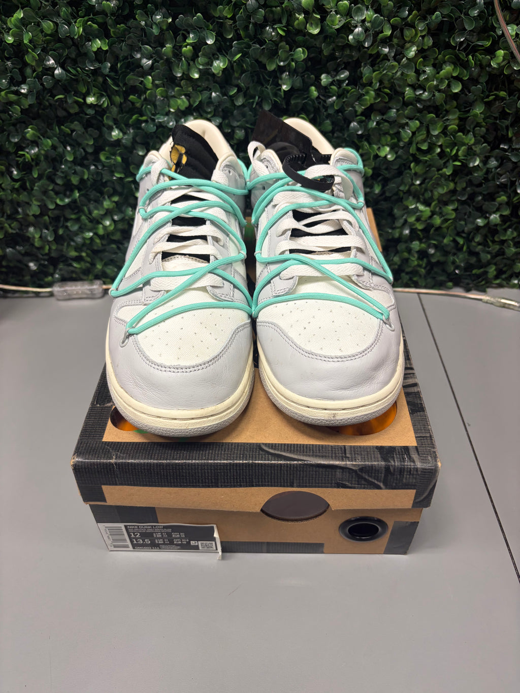 Nike Dunk Low Off-White "Lot 4" Size 12 Preowned