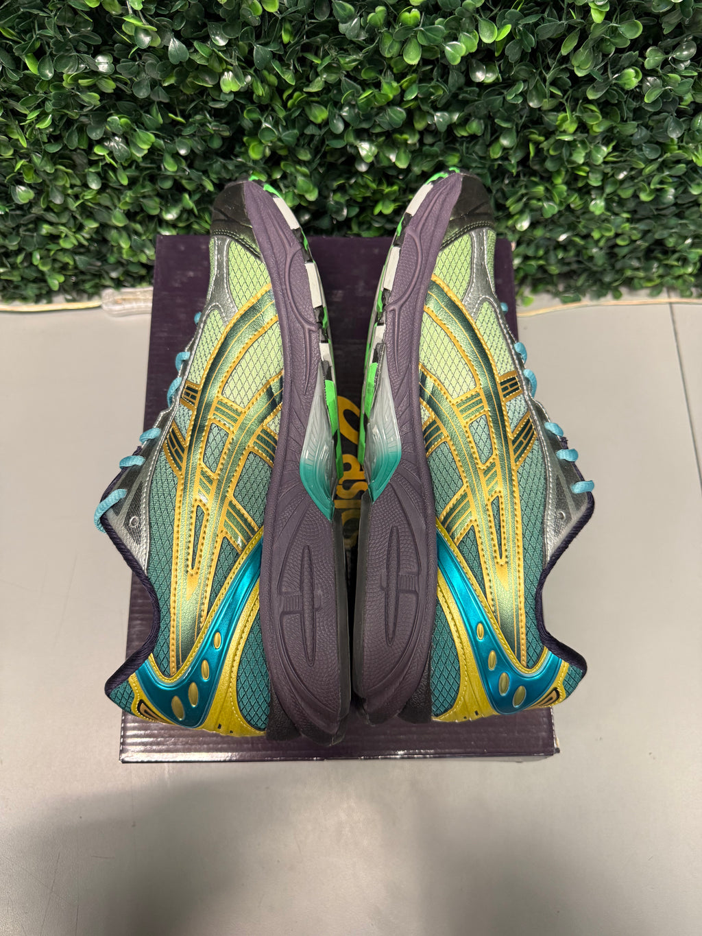 ASICS Gel-Kayano 14 P.Andrade "Gradiation Green" Size 10.5 Preowned