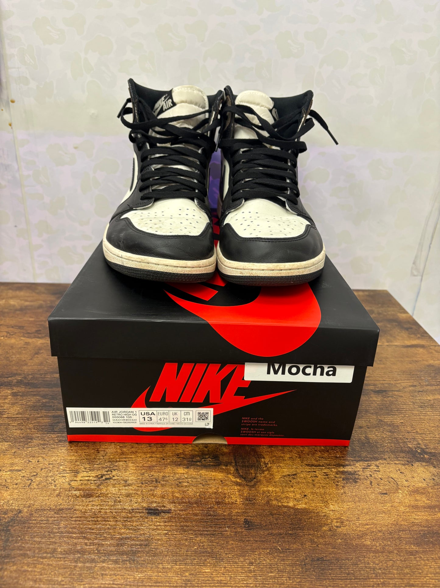 Jordan 1 “Mocha” Preowned Size 13