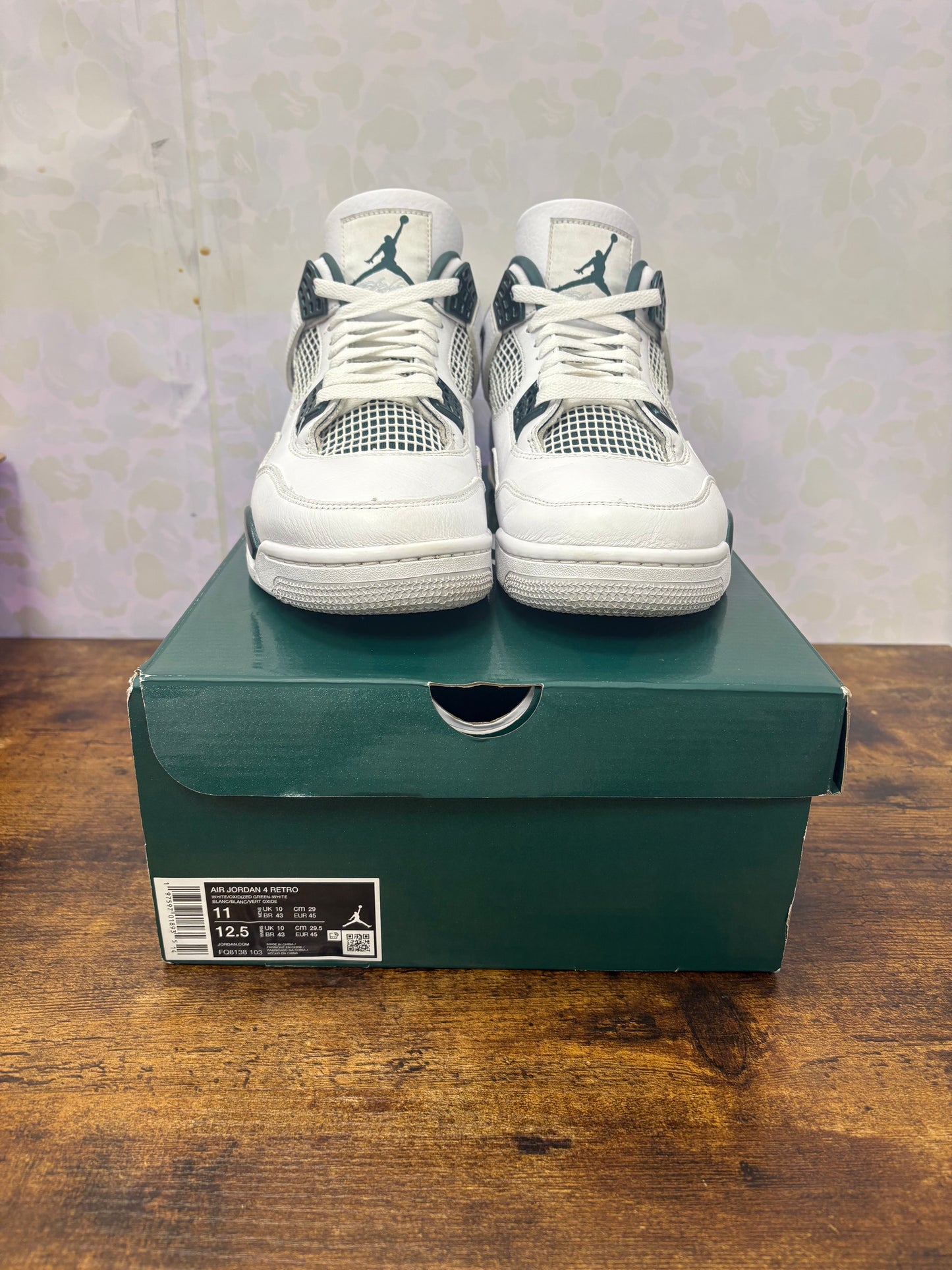 Jordan 4 “Oxidized Green” Preowned Size 11