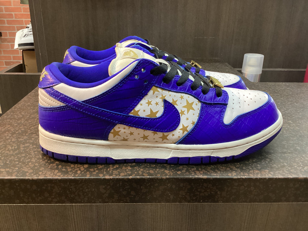 Nike SB Dunk Low x Supreme “Hyper Royal” Preowned Size 8 No Box