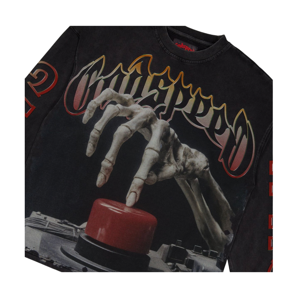 GodSpeed "Code Red" LS (Black Wash)