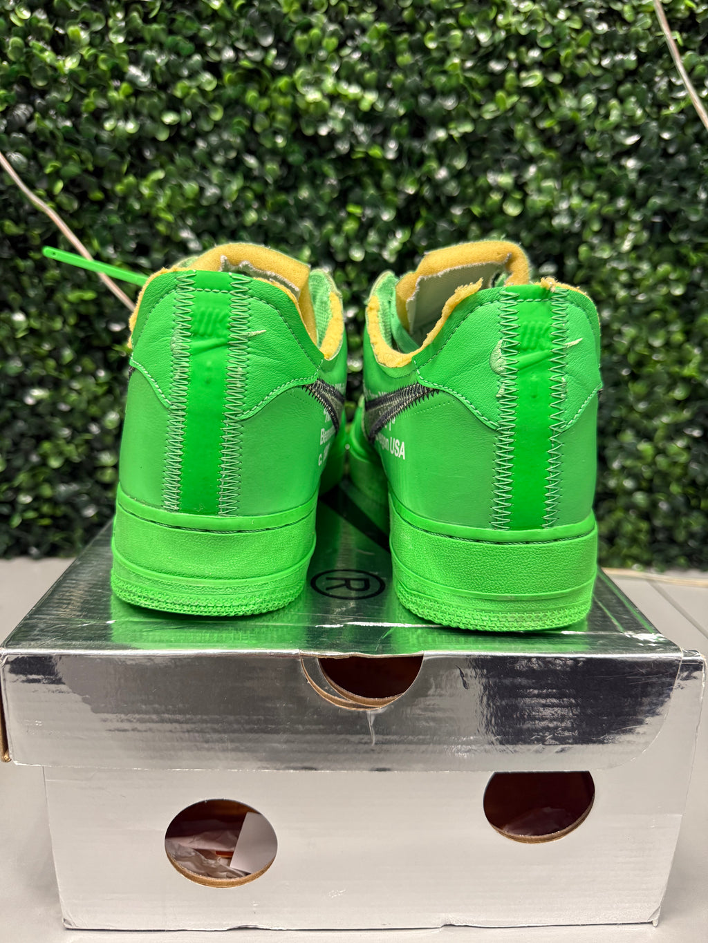 Nike Air Force 1 Low X Off-White "Brooklyn" Size 10.5 Preowned