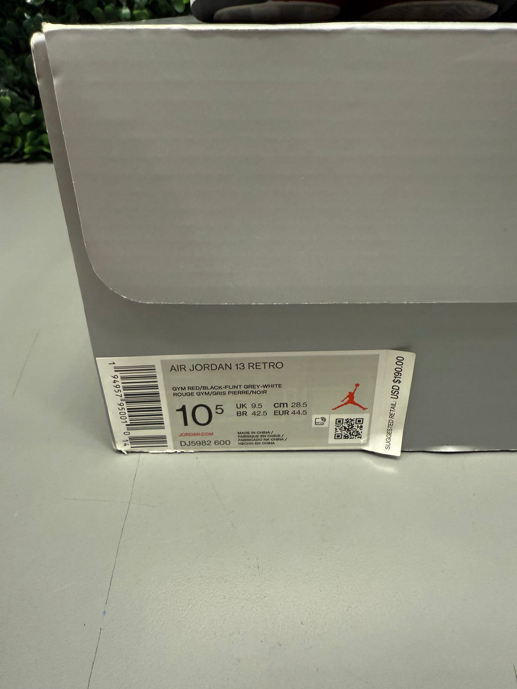 Jordan 13 "Gym Red Flint Grey" Size 10.5 Preowned