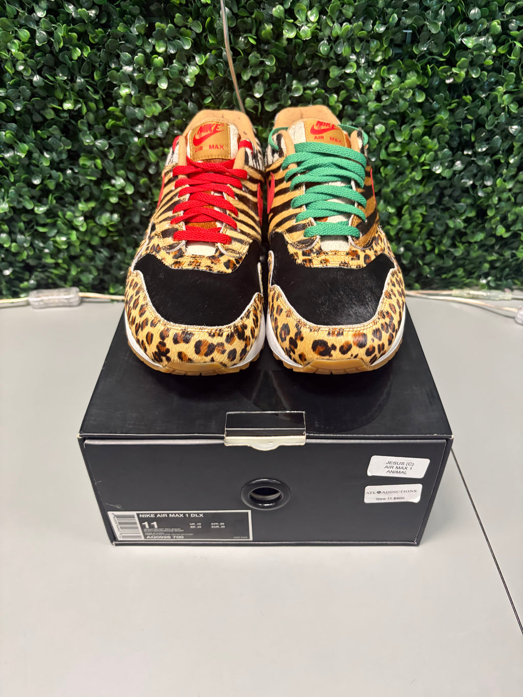 Nike Air Max 1 "Atmos Animal Pack 2.0" Size 11 Preowned