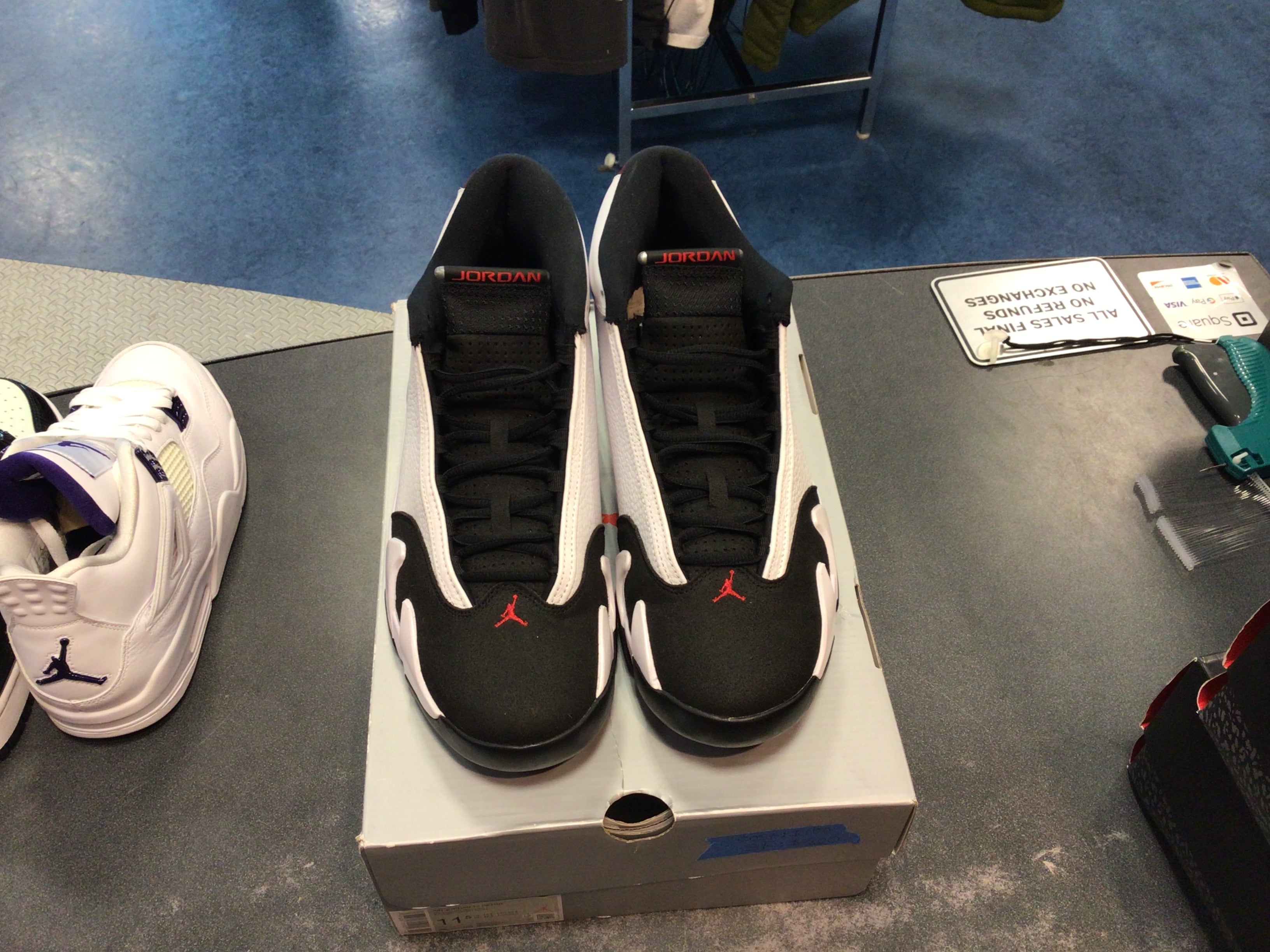Jordan 14 Retro “Black Toe” Size 11.5M preowned