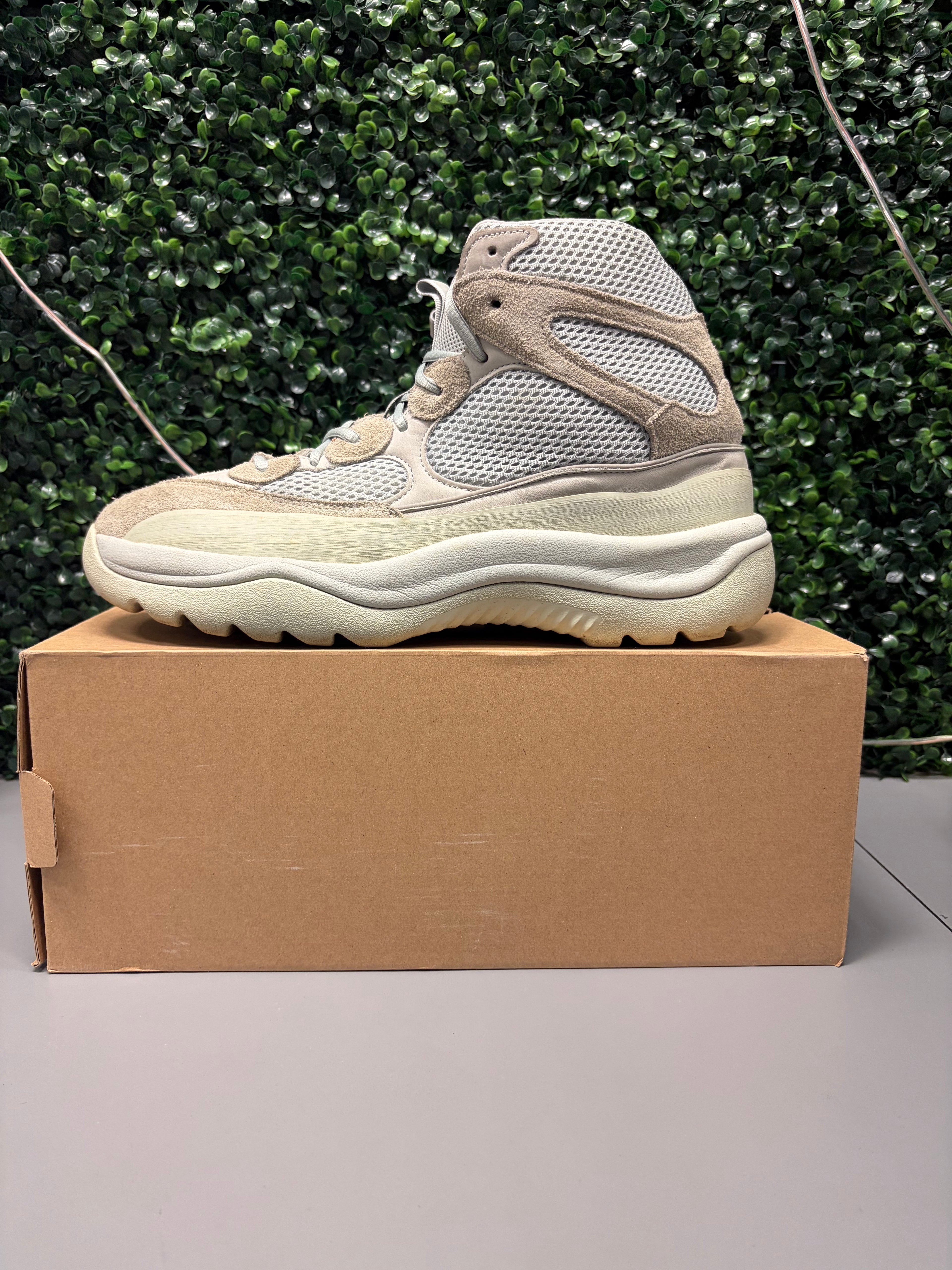Adidas Yeezy Desert Boot "Salt" Size 13 Preowned (Replacement Box)