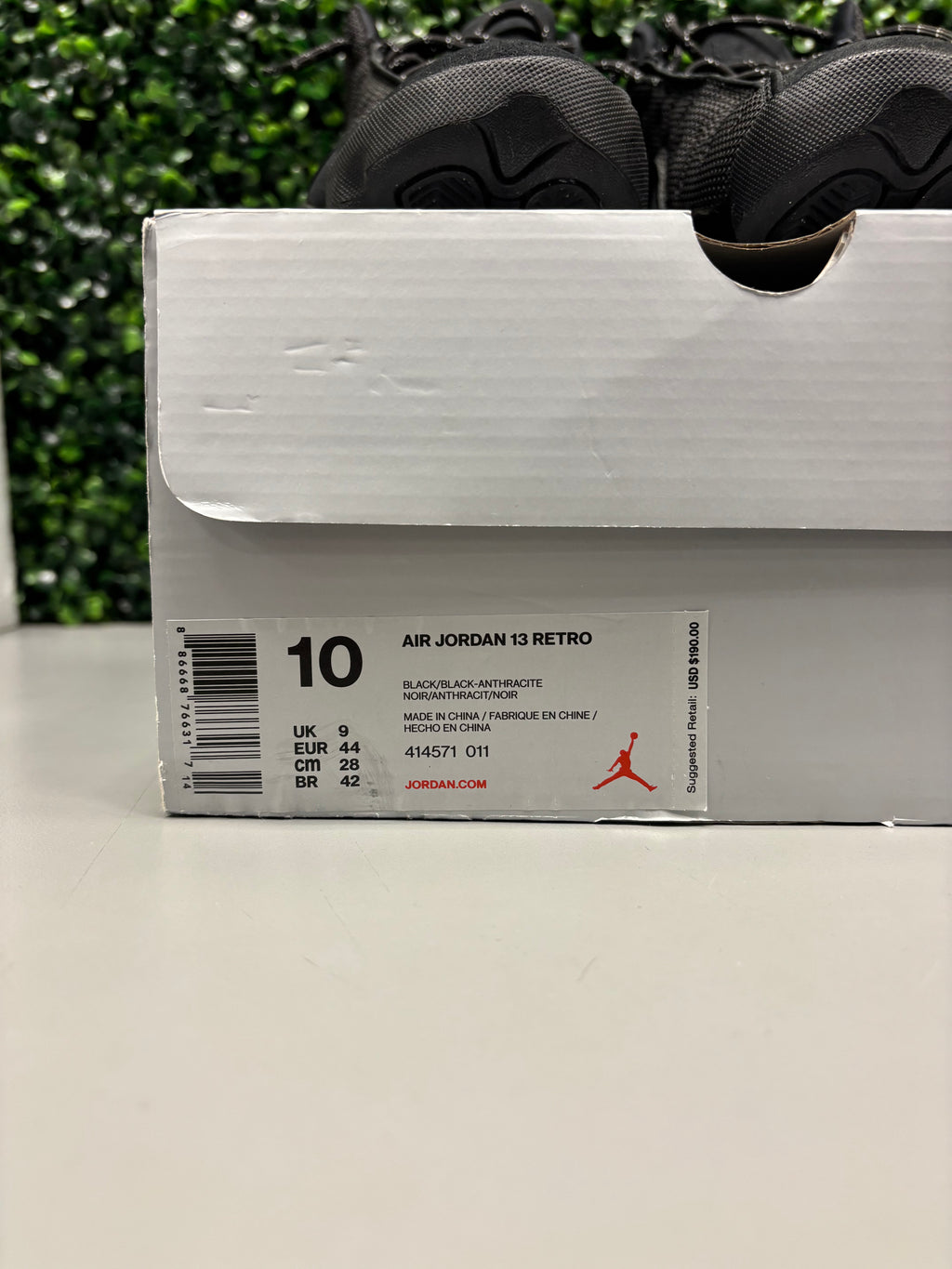 Jordan 13 "Black Cat" Size 10 Preowned