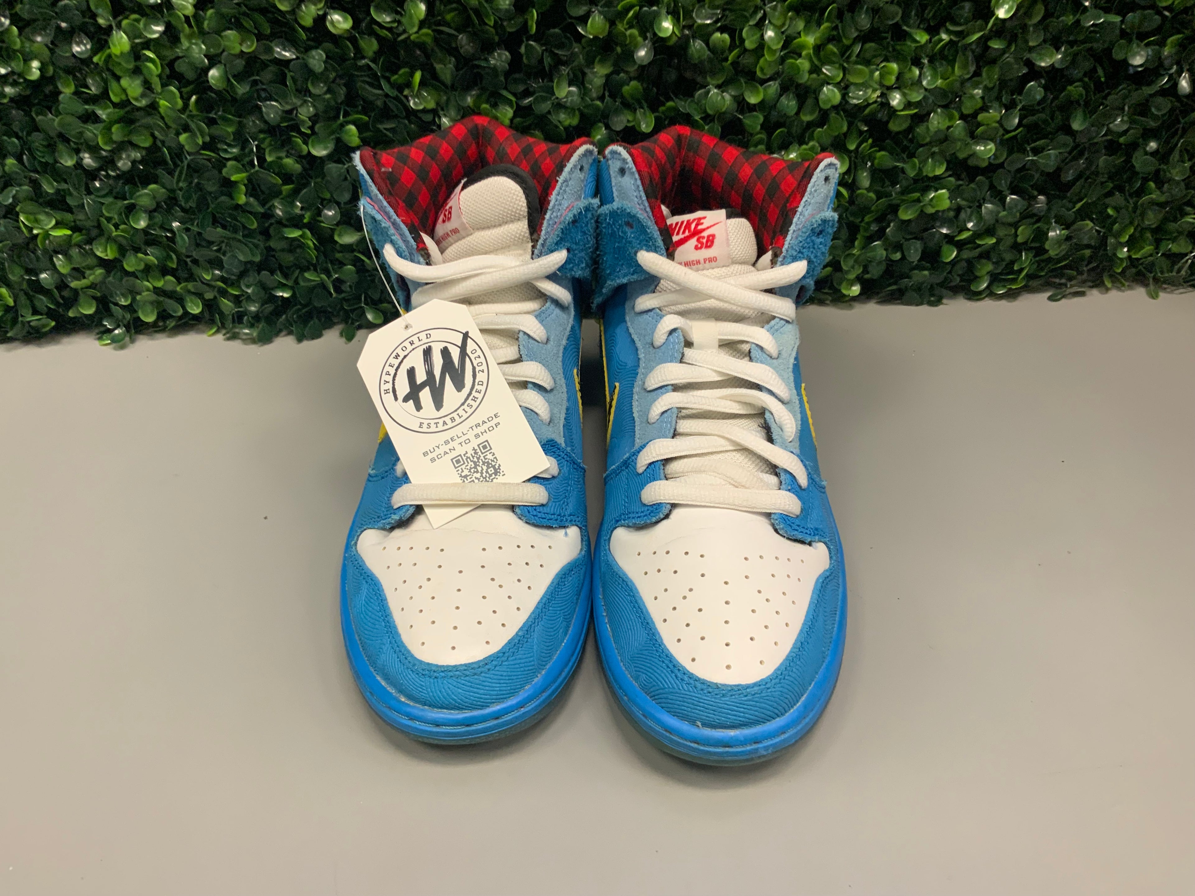 Nike SB Dunk High “Familia Blue Ox” Size 8.5 Preowned