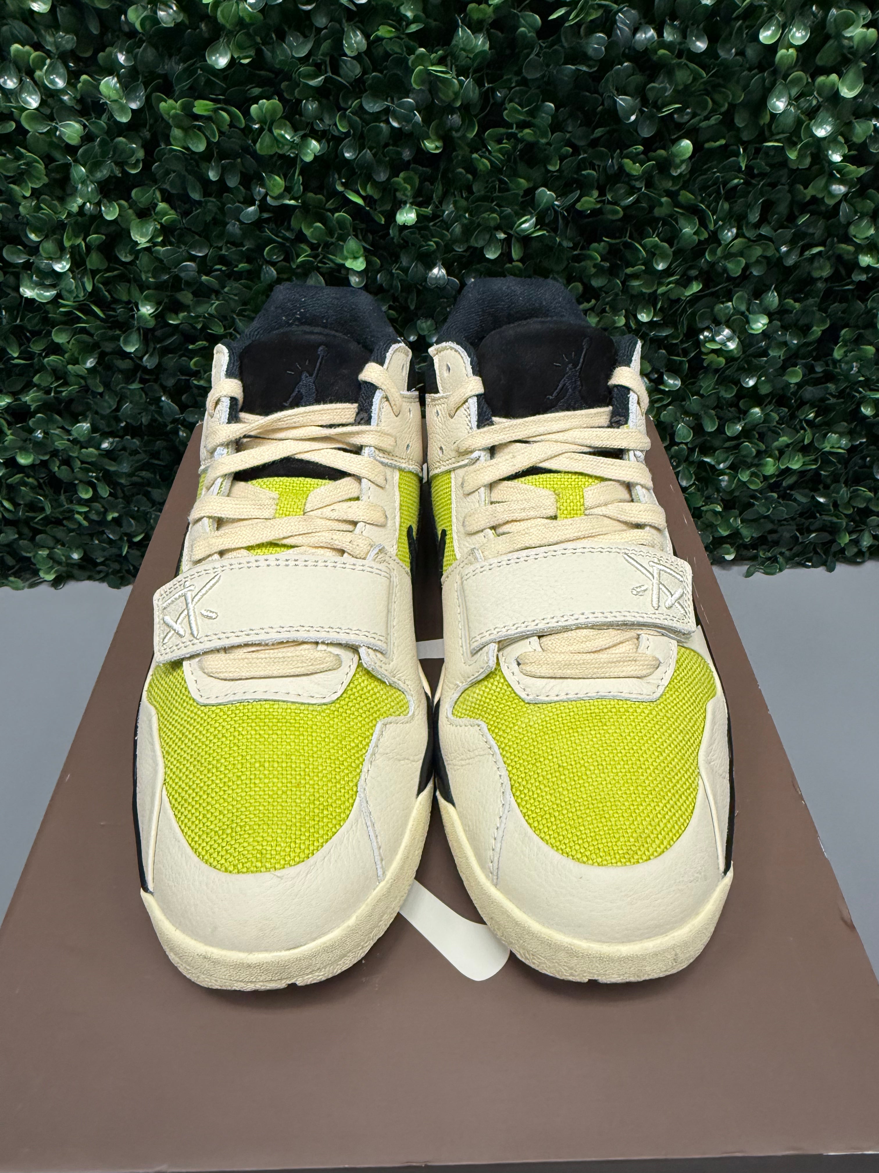 Jordan Jumpman Jack X Travis Scott "Bright Cactus" Size 9.5 Preowned