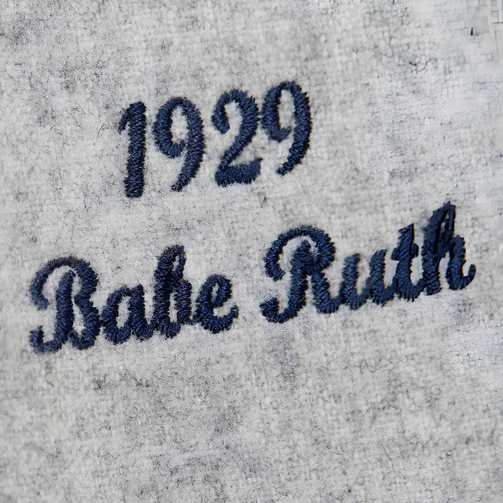 MITCHELL AND NESS Babe Ruth New York Yankees 1929 Gray Authentic Jersey
