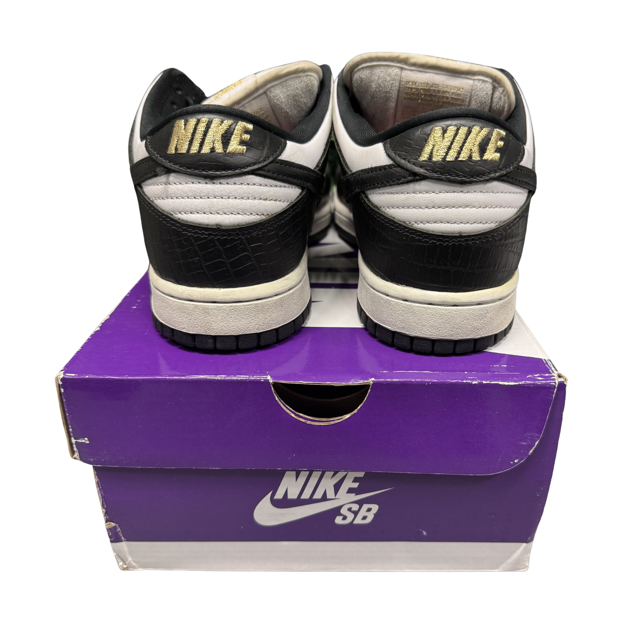 Nike SB Dunk Low Supreme "Stars Black" (2021) Size 8.5 Preowned