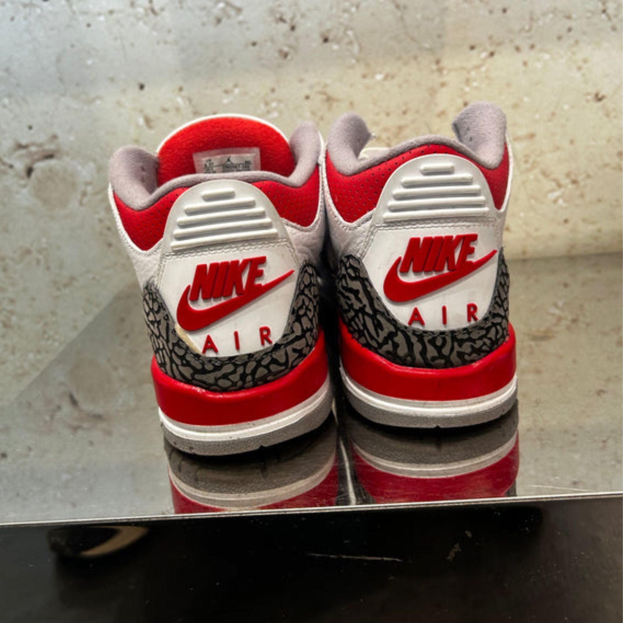 Jordan 3 "Fire Red" Size 6.5y Preowned