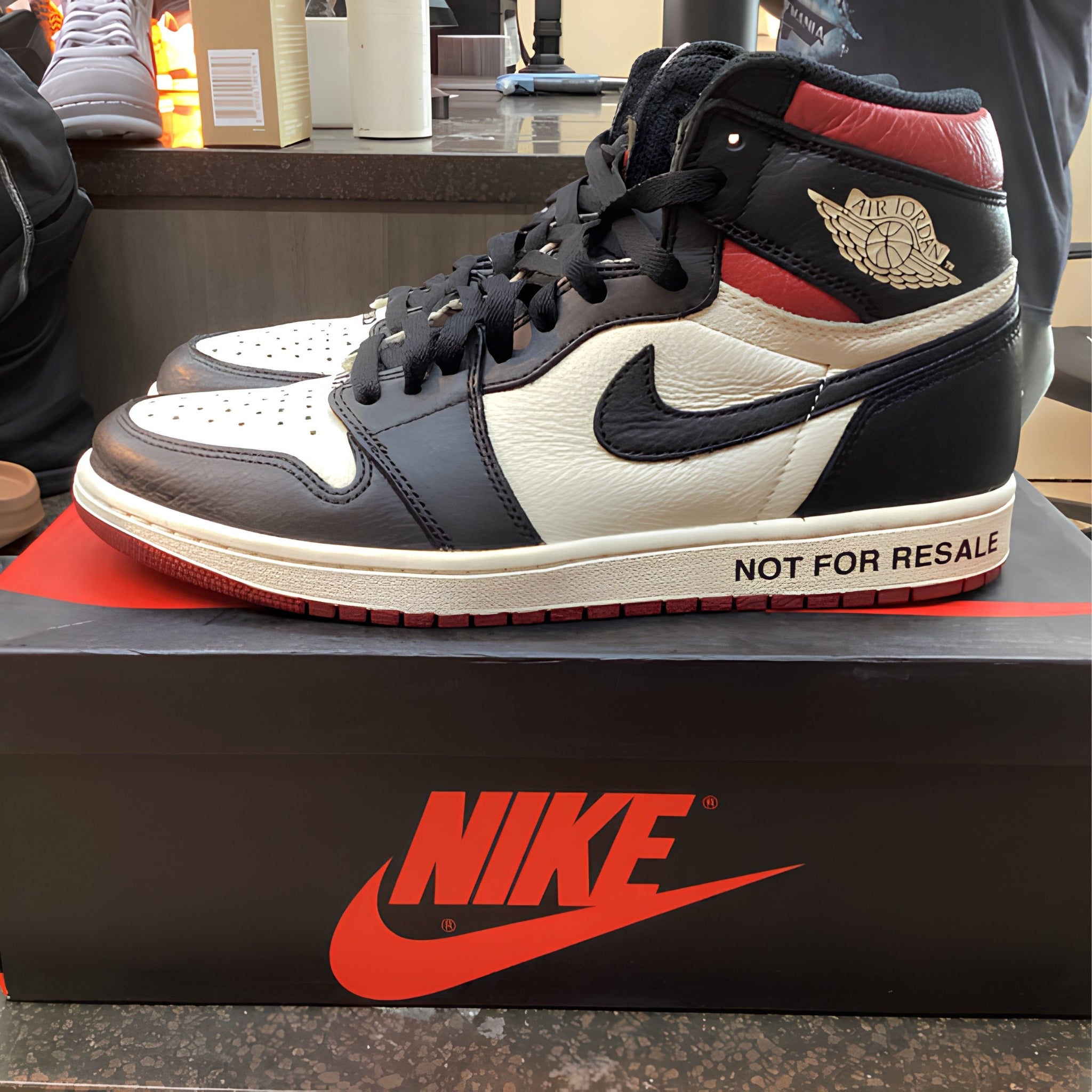 Jordan 1 High “Not For Resale Varsity Red” Preowned Size 10