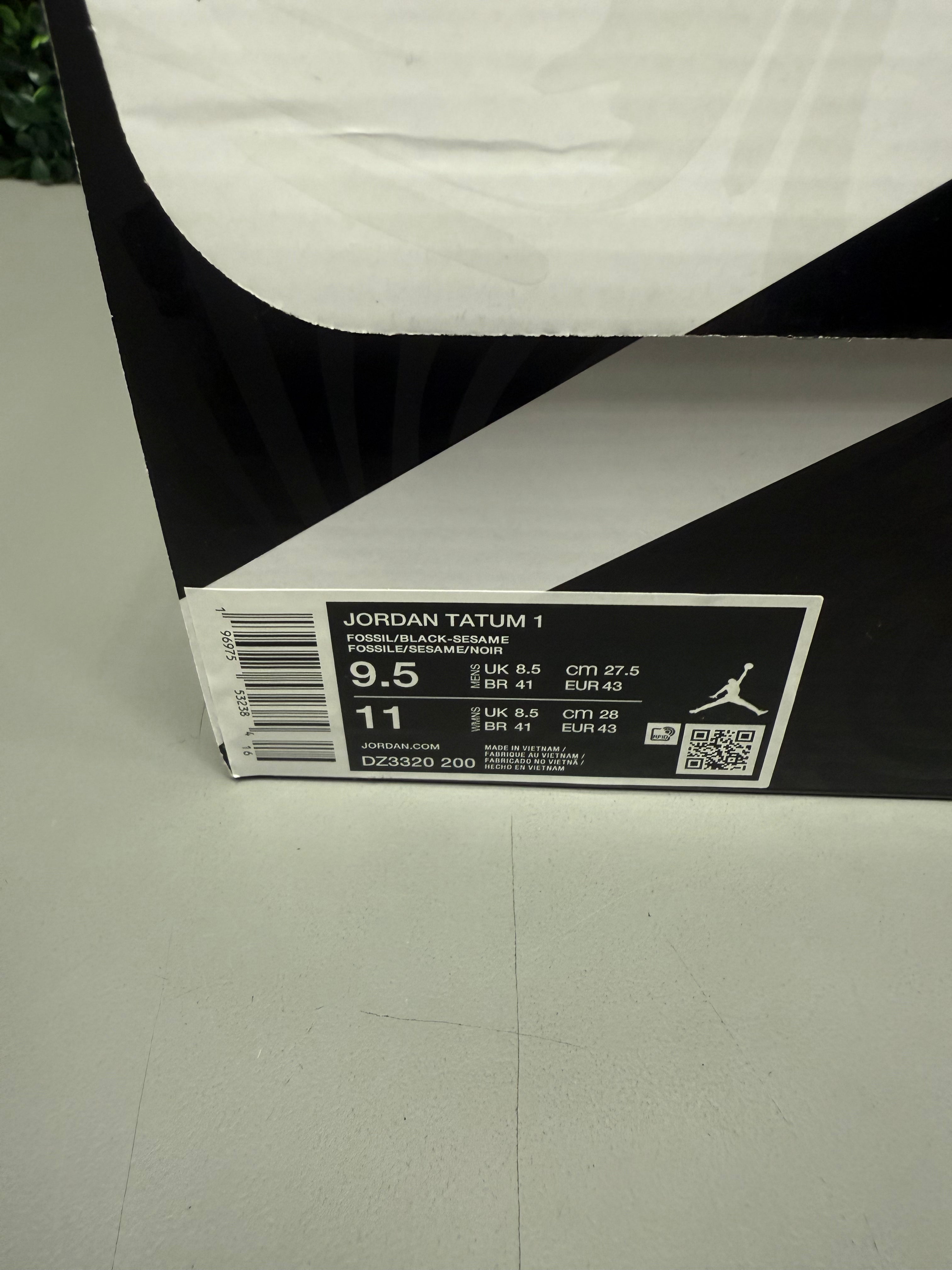 Jordan Tatum 1 "Tunnel Walk" Size 9.5 Preowned