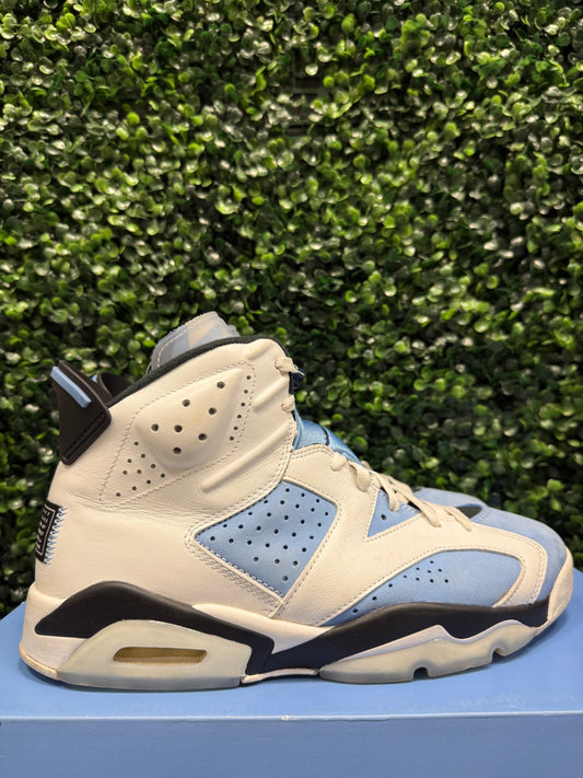 Jordan 6 "UNC White" Size 11 Preowned