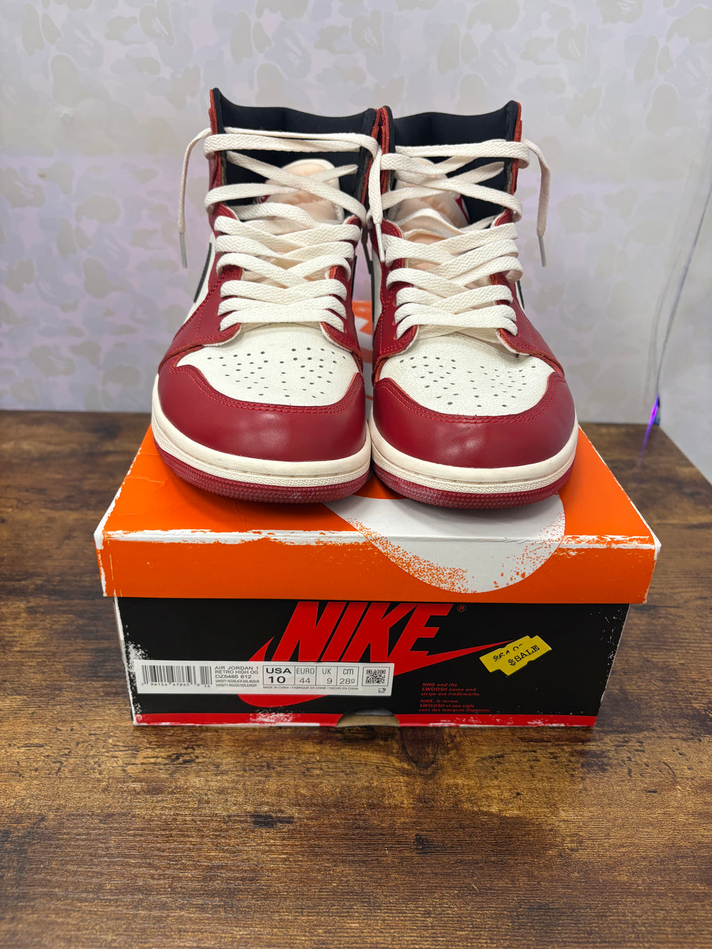 Jordan 1 “Lost and Found” Preowned Size 10