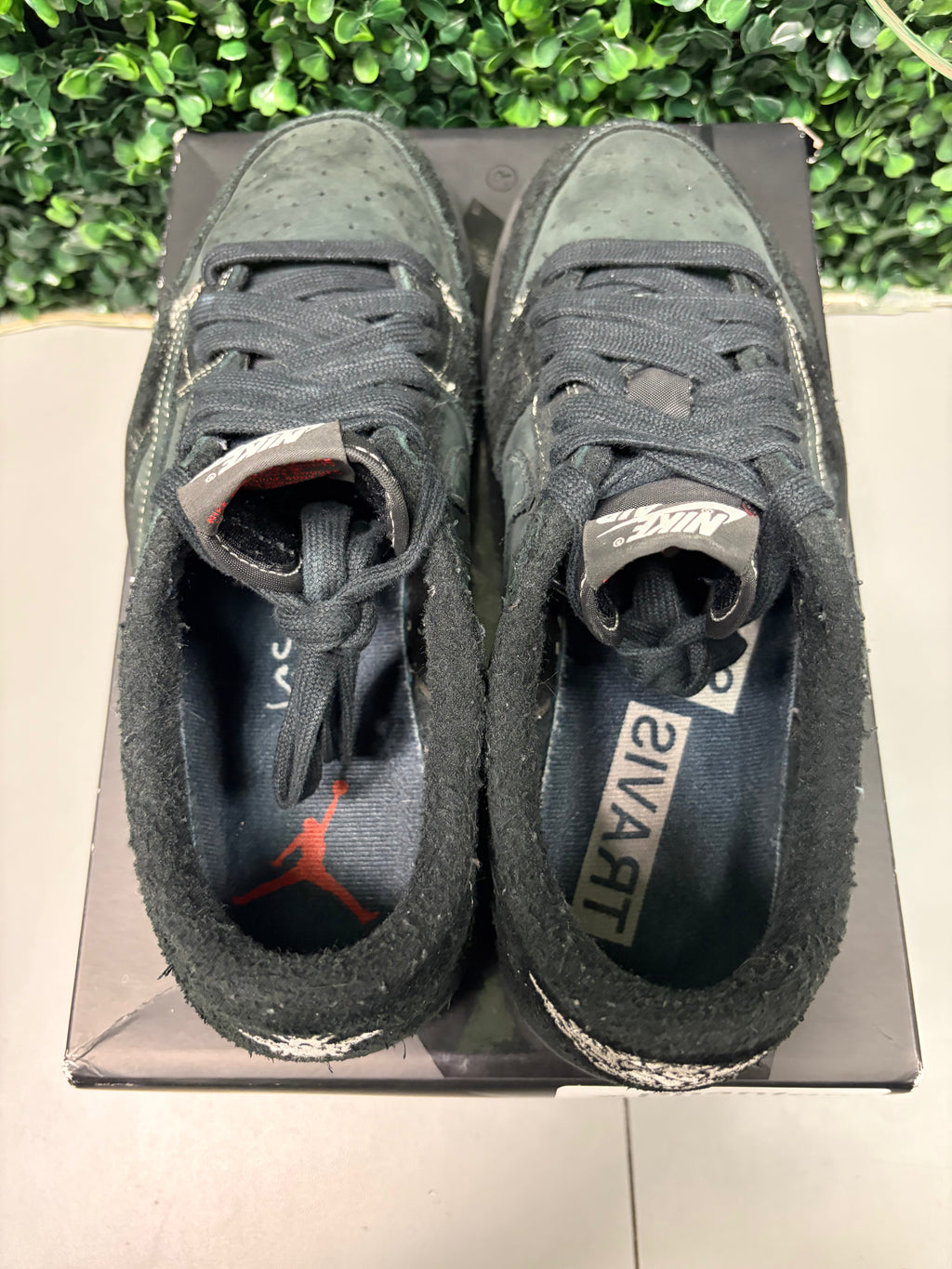 Jordan 1 Retro Low OG SP Travis Scott "Black Phantom" Size 9 Preowned