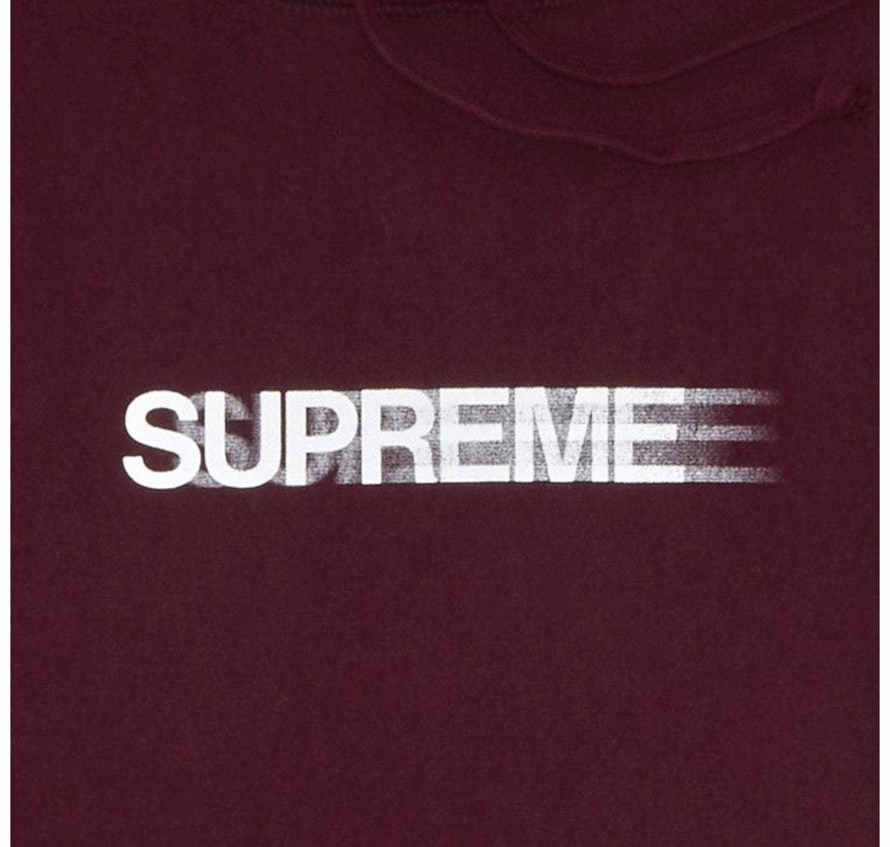 Supreme Motion Logo hoodie “Burgundy”