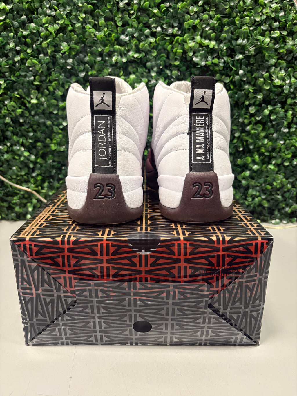 Jordan 12 Retro SP A Ma Maniére "White" Preowned Size 12W/10.5M