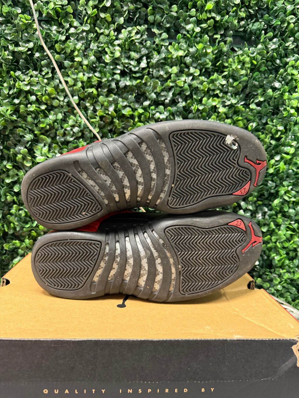 Jordan 12 "Reverse Flu Game" Size 9.5 Preowned