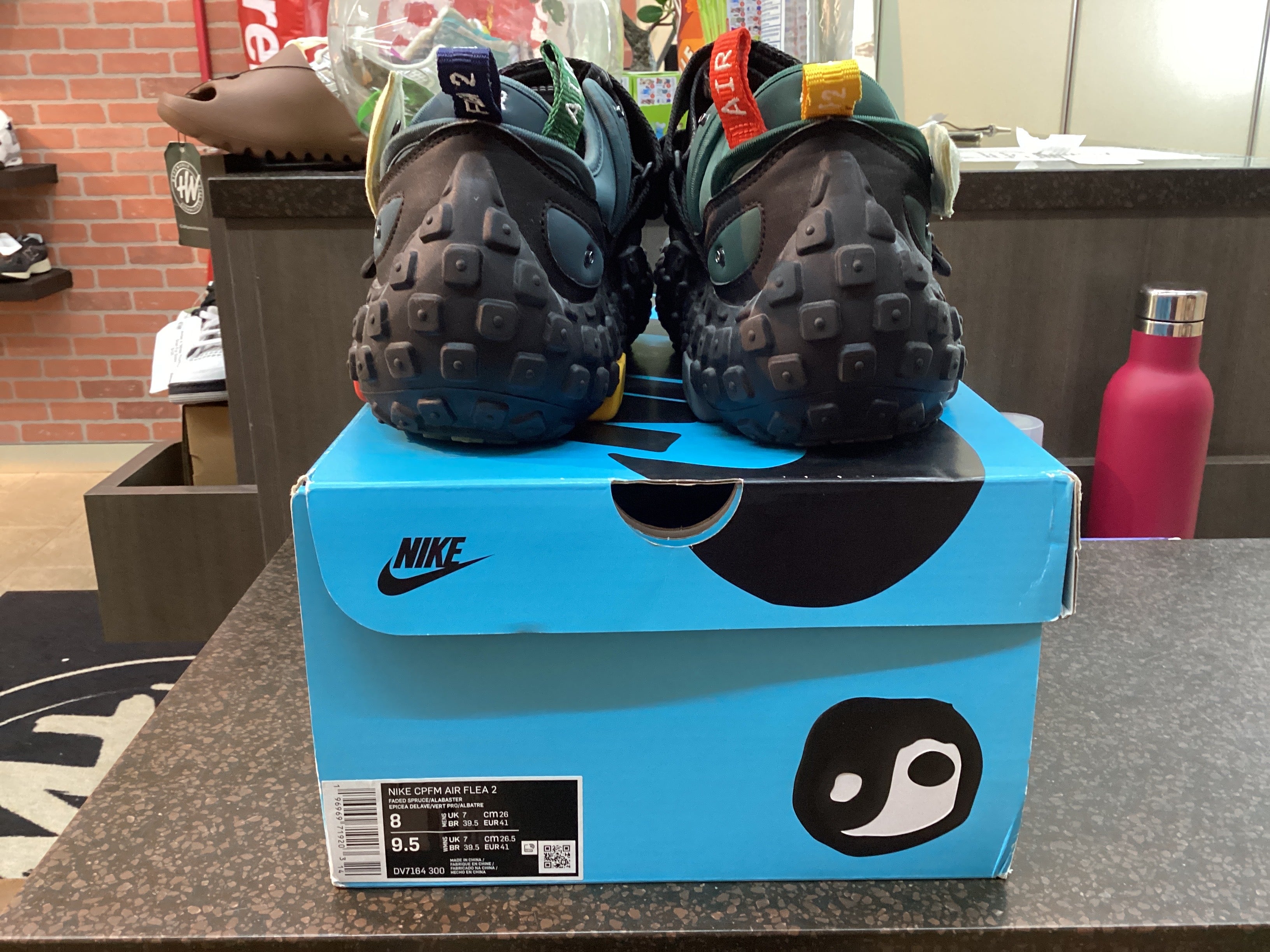 Nike CPFM Air Flea 2 “Faded Spruce” Preowned Size 8