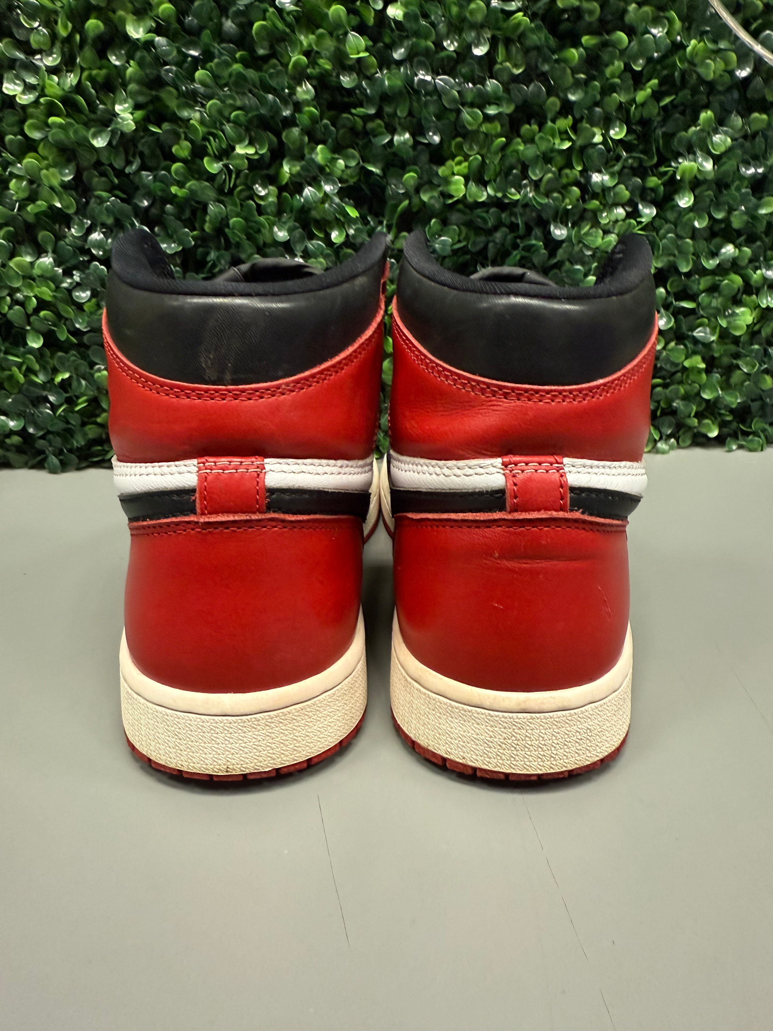 Jordan 1 High “Black Toe Reimagined” Size 8.5 Preowned