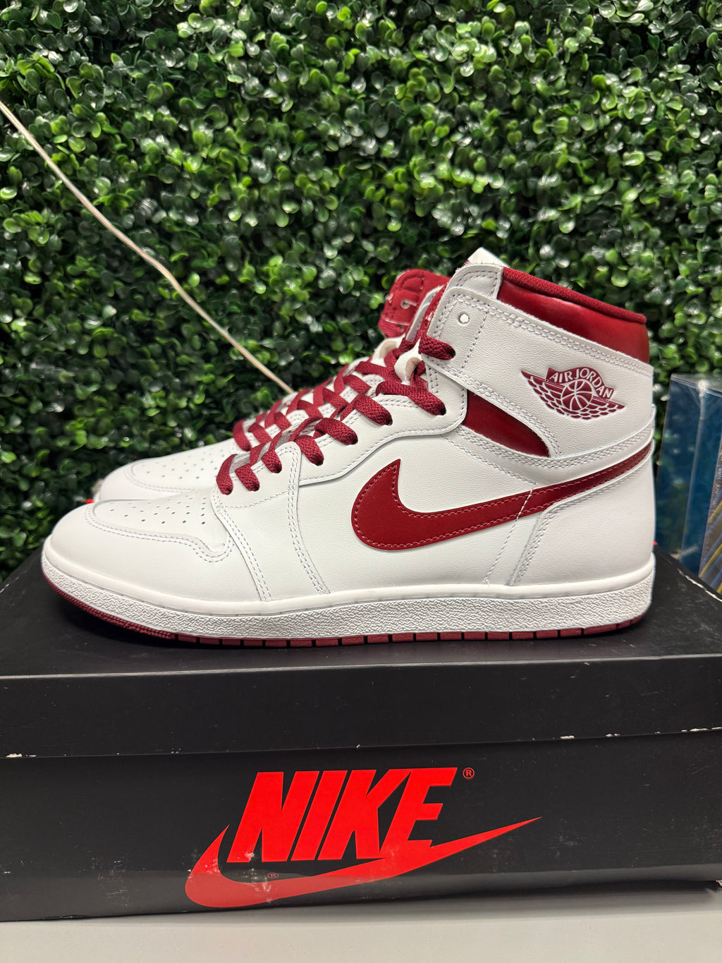 Jordan 1 High "Metallic Burgundy" Size 13 Tried On