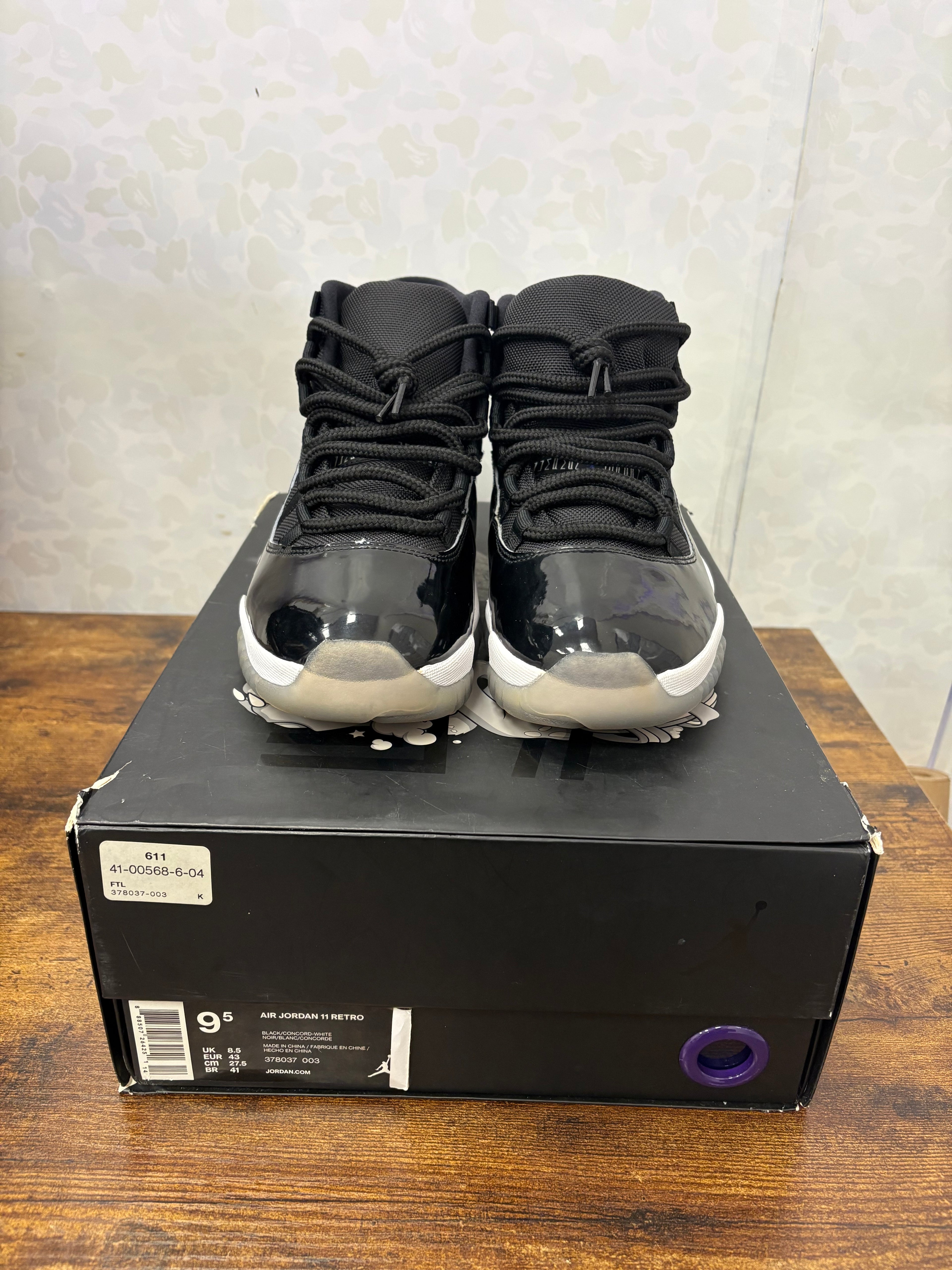Jordan 11 “Space Jam” Preowned Size 9.5