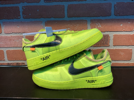 Off White Nike Air Force “Volt” Size 8.5 Pre Owned *No Box*