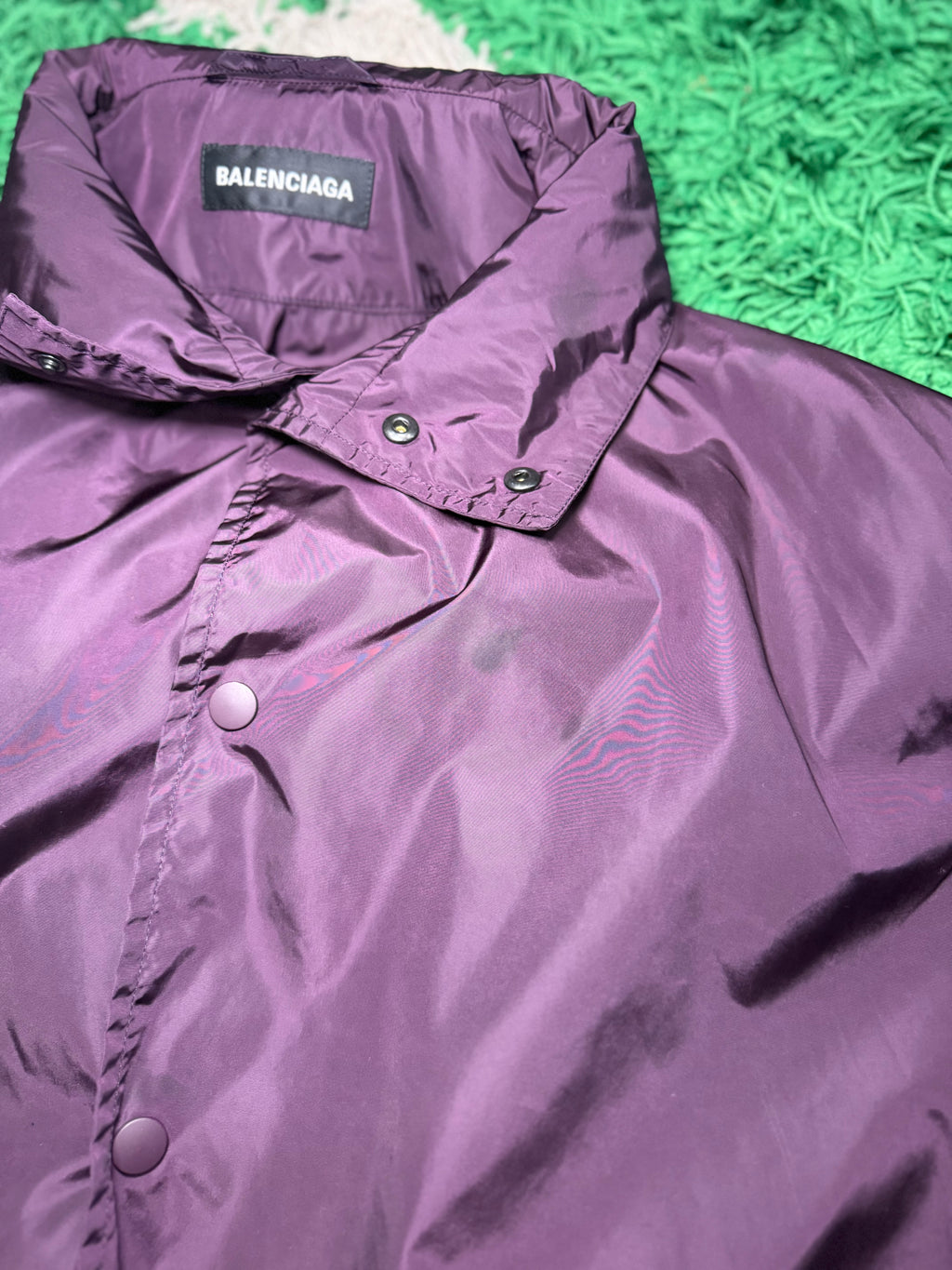 Balenciaga Track Jacket "Burgundy" Size 50 (Fits Like XL)