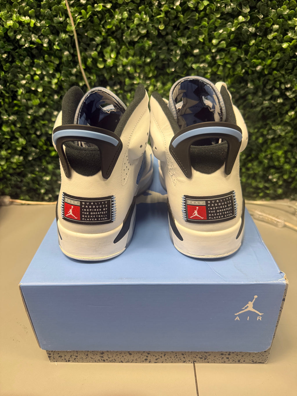 Jordan 6 Retro "UNC White" Size 9 Preowned