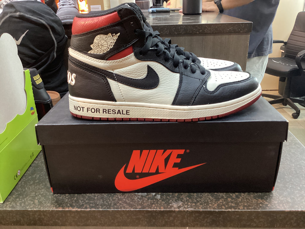 Jordan 1 High “Not For Resale Varsity Red” Preowned Size 10
