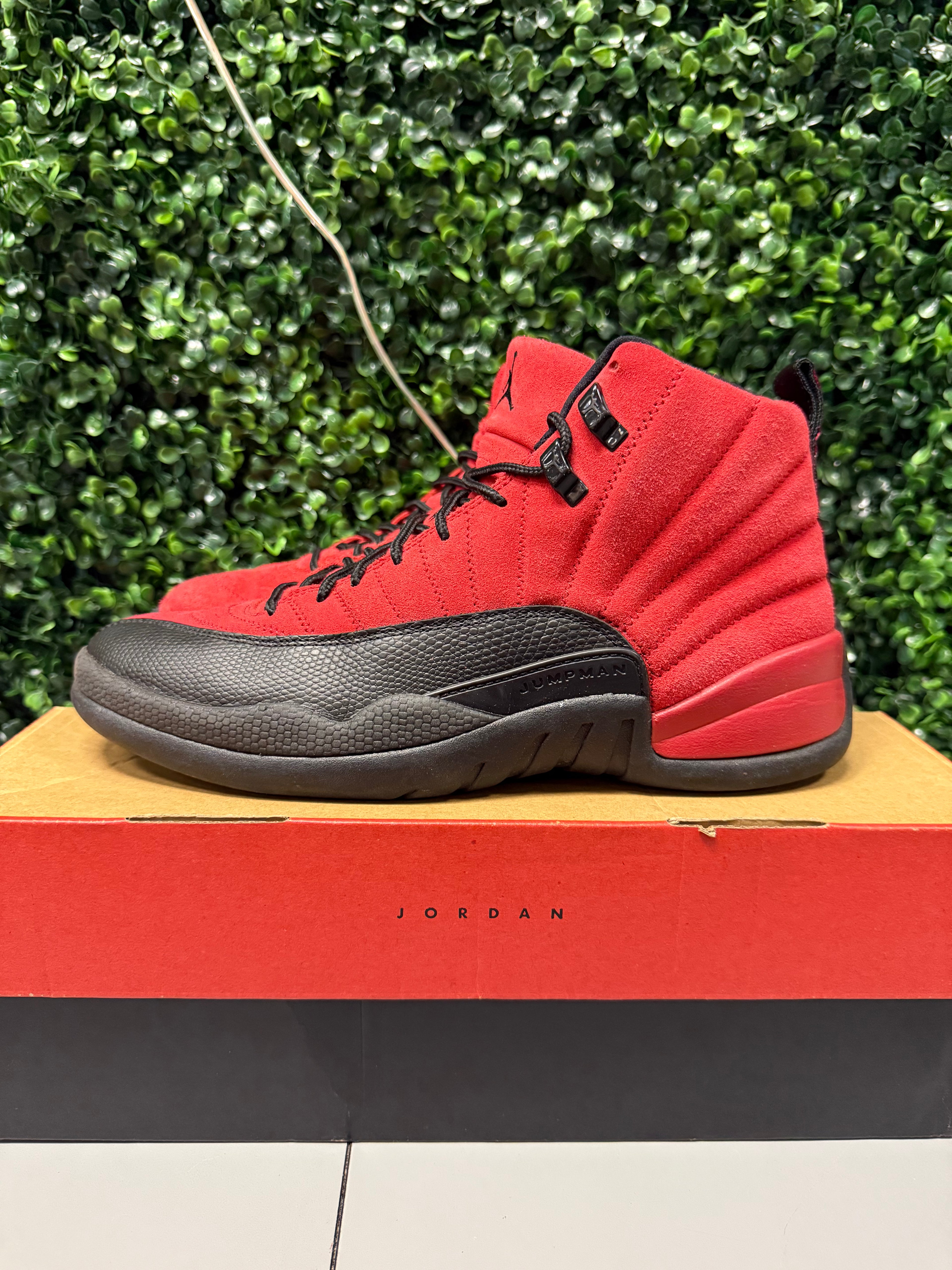 Jordan 12 "Reverse Flu Game" Size 9.5 Preowned